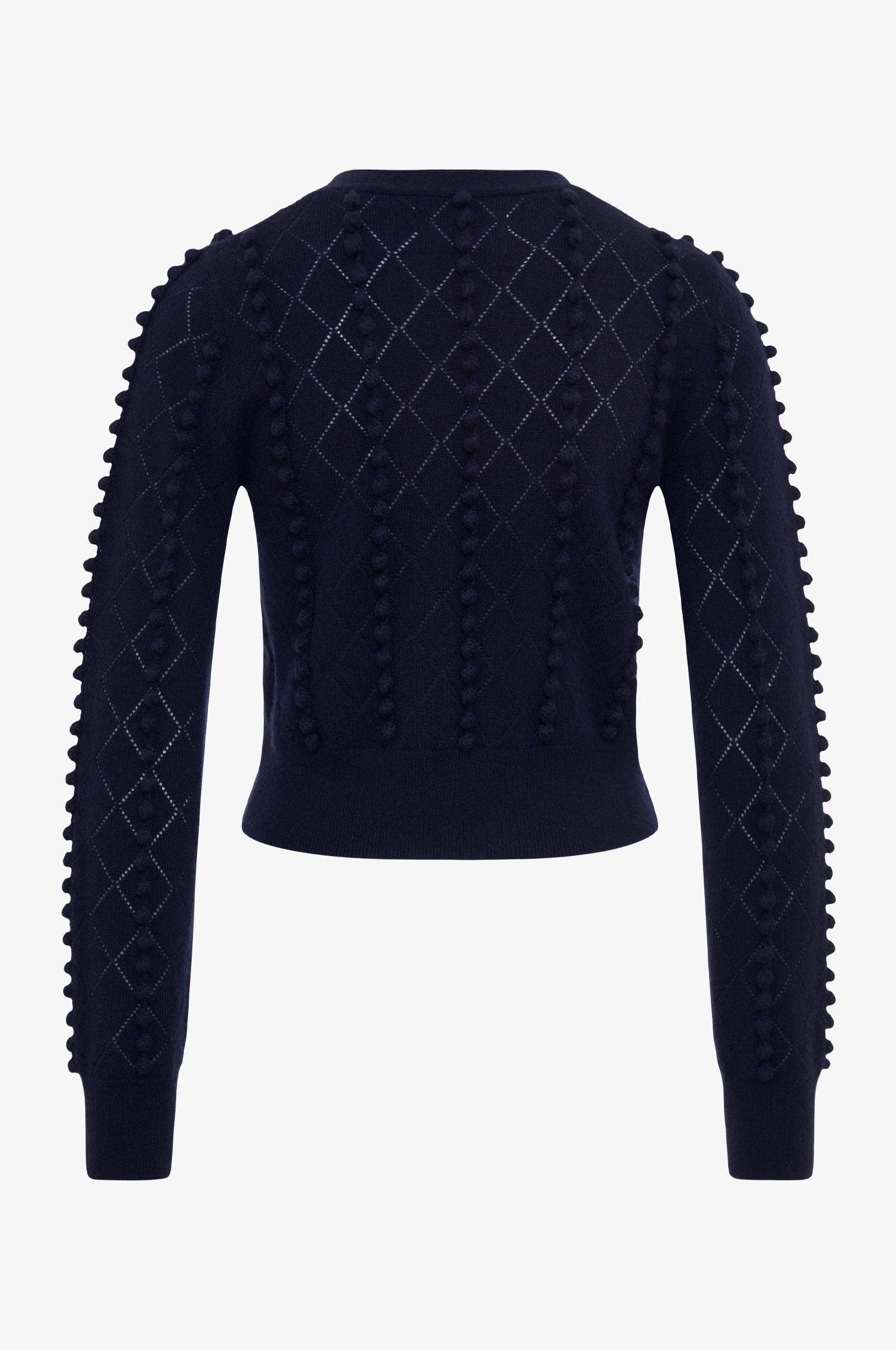 Cashmere Strickjacke Amalia in Nachtblau