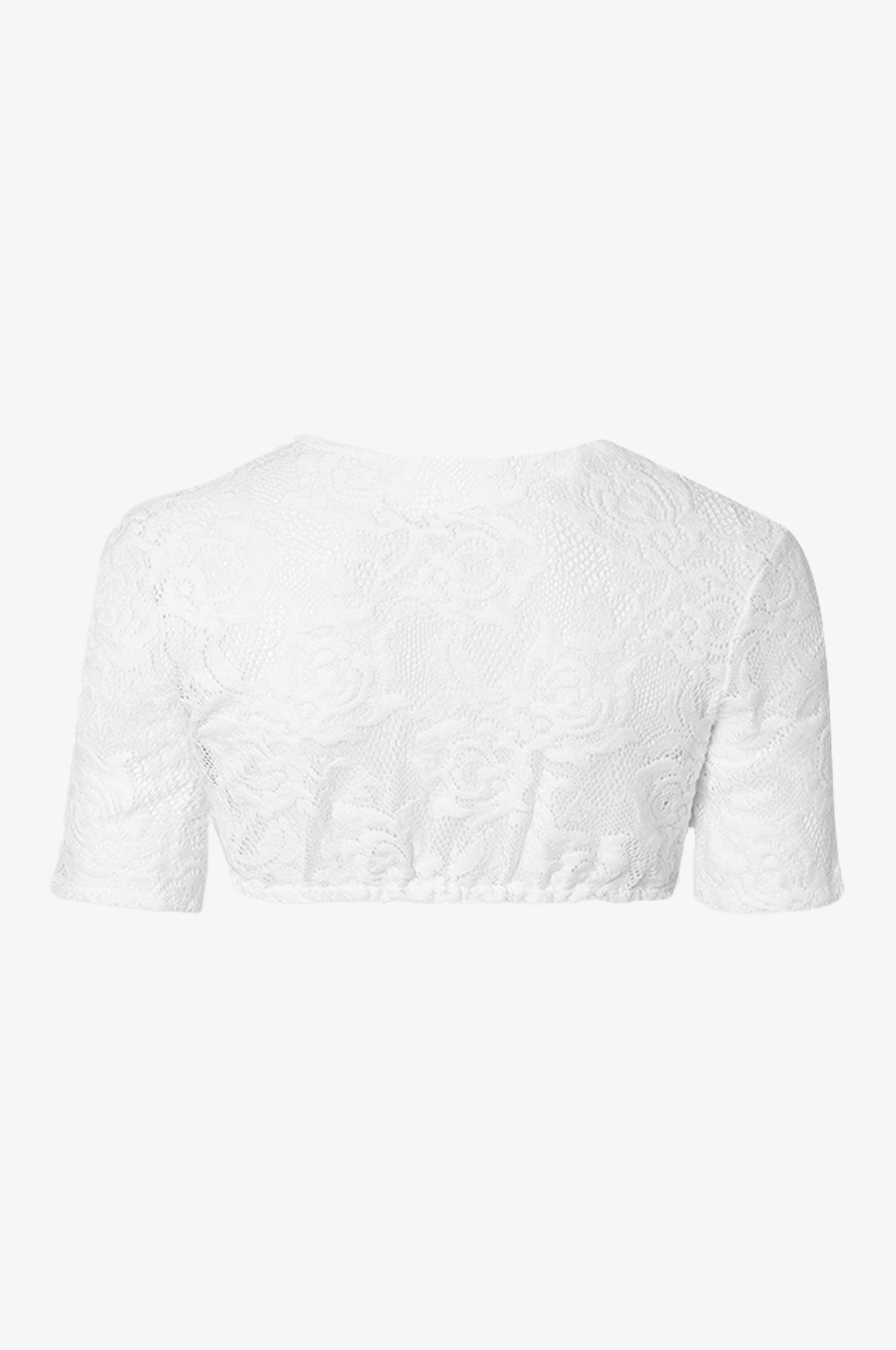 Dirndlbluse Frieda in Weiß - TRACHT À PORTER