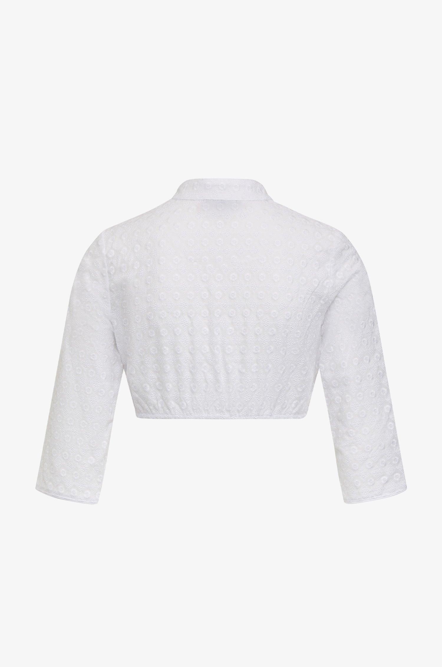 Dirndlbluse Nele in Weiß - TRACHT À PORTER