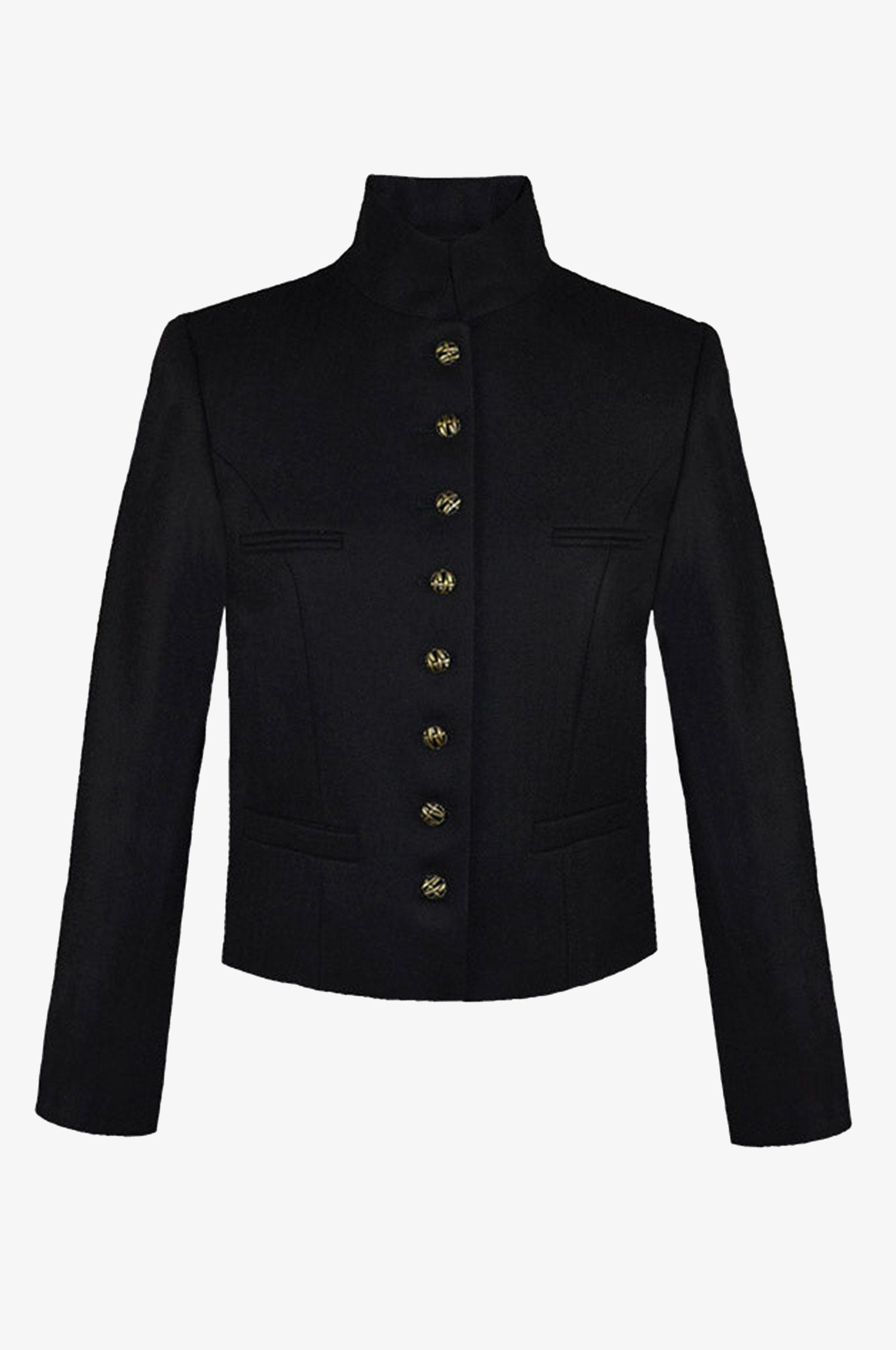 Jacke Constanze aus Schurwolle in Schwarz