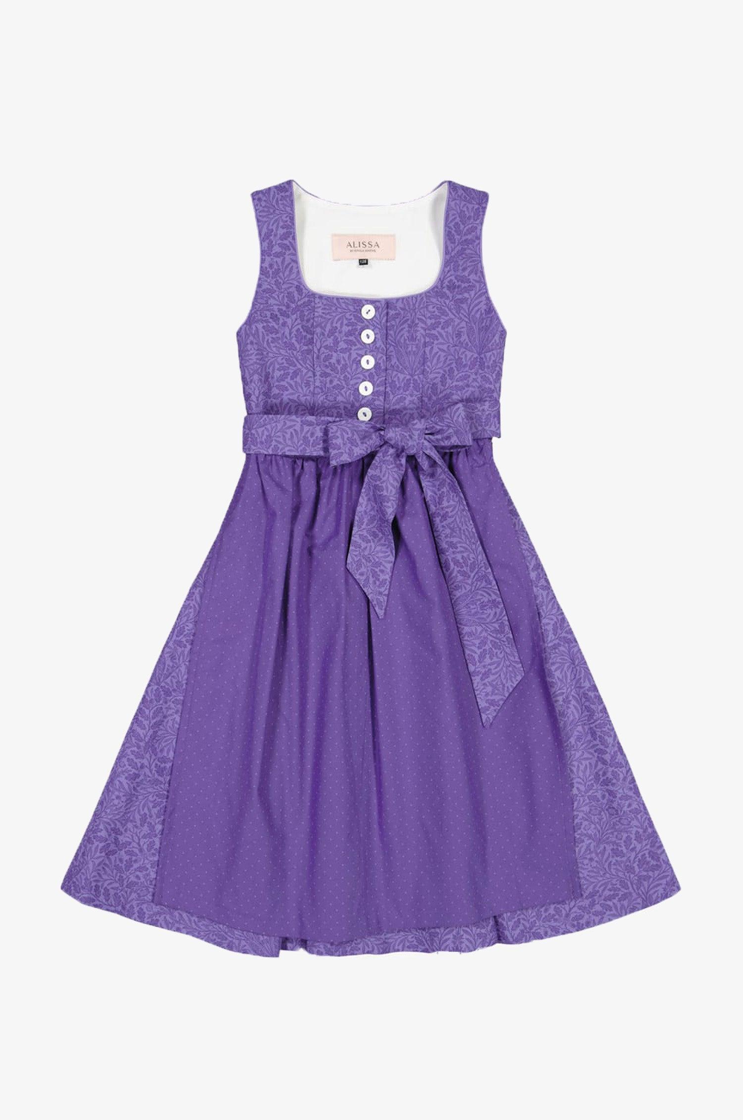 Kinderdirndl Ally in Lila - TRACHT À PORTER