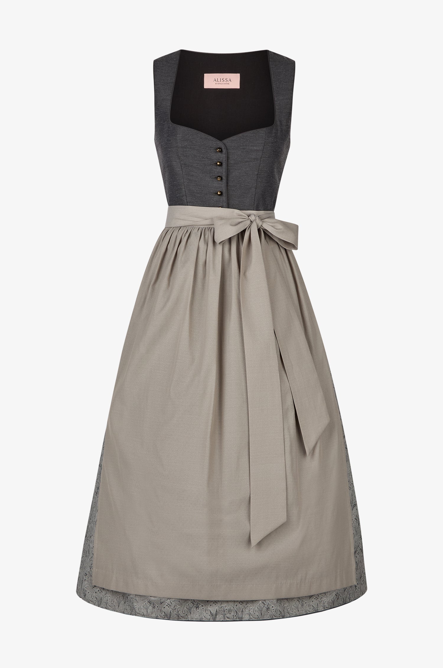Dirndl Talea in Anthrazit - TRACHT À PORTER