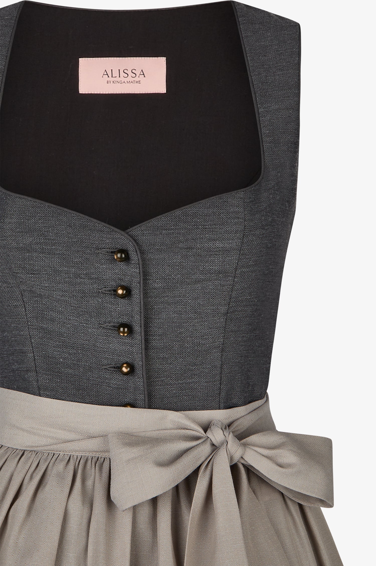 Dirndl Talea in Anthrazit - TRACHT À PORTER