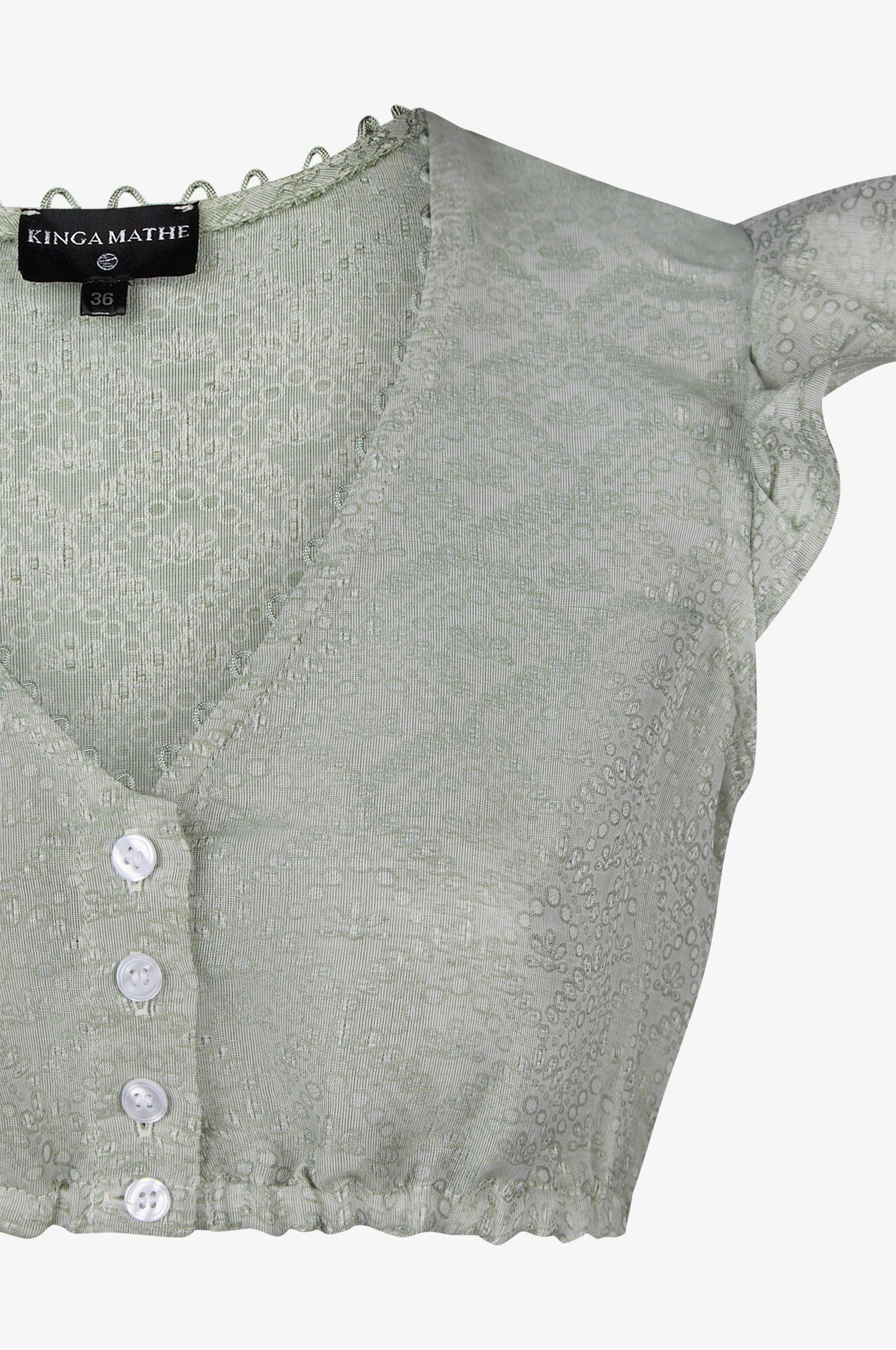 Dirndlbluse Kiki in Mint - TRACHT À PORTER