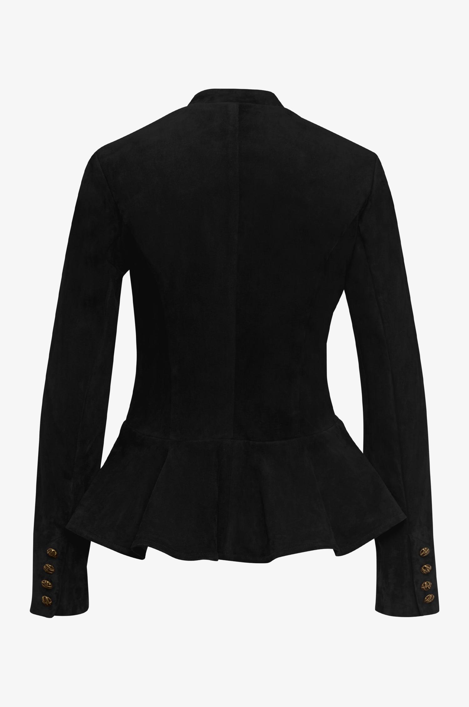 Lederjacke Ann-Kathrin in Schwarz