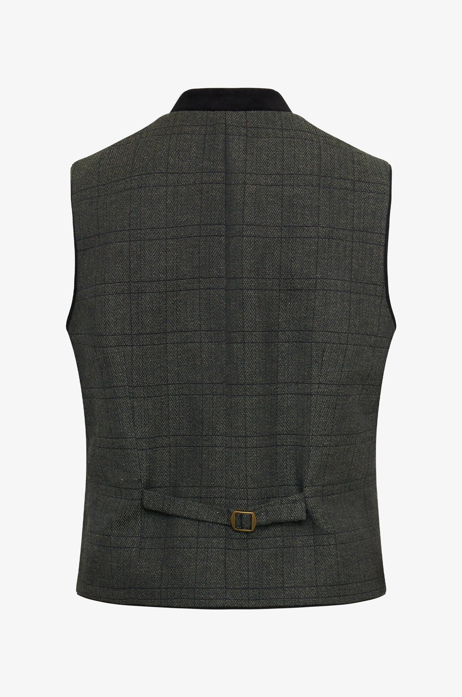 Trachtenweste Nick in Olive - TRACHT À PORTER