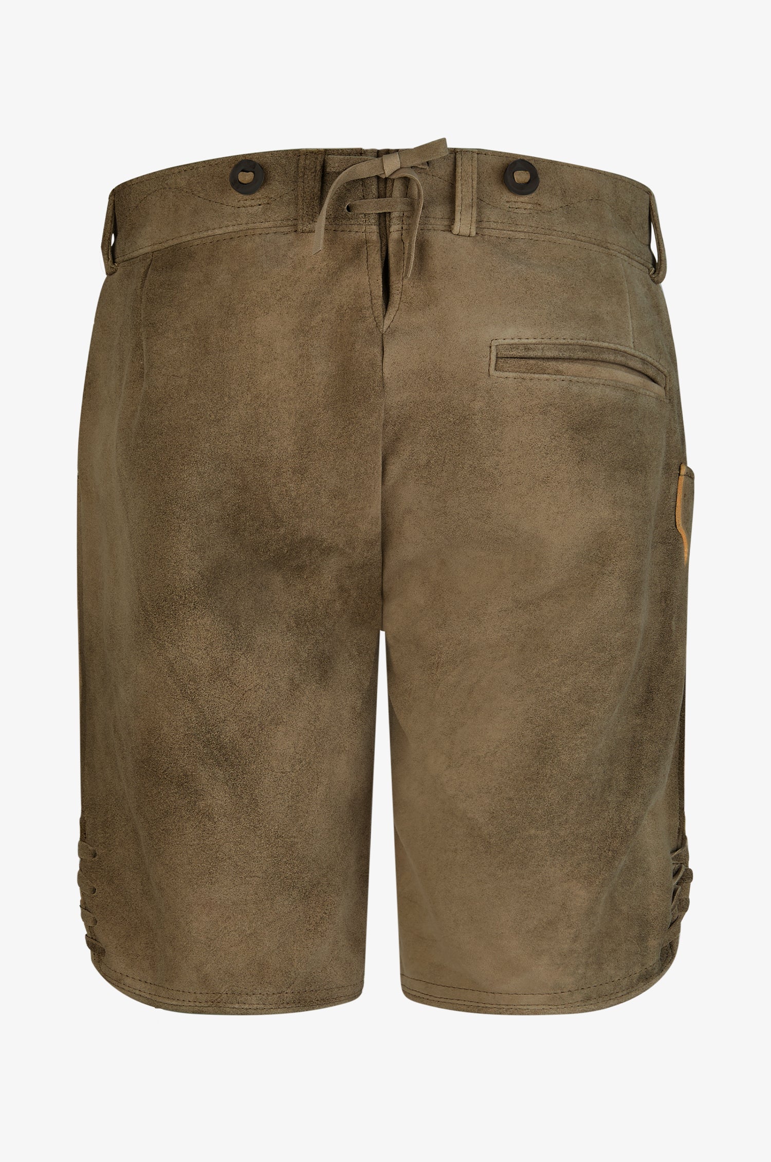 Hirschlederhose Finn in Tabacco