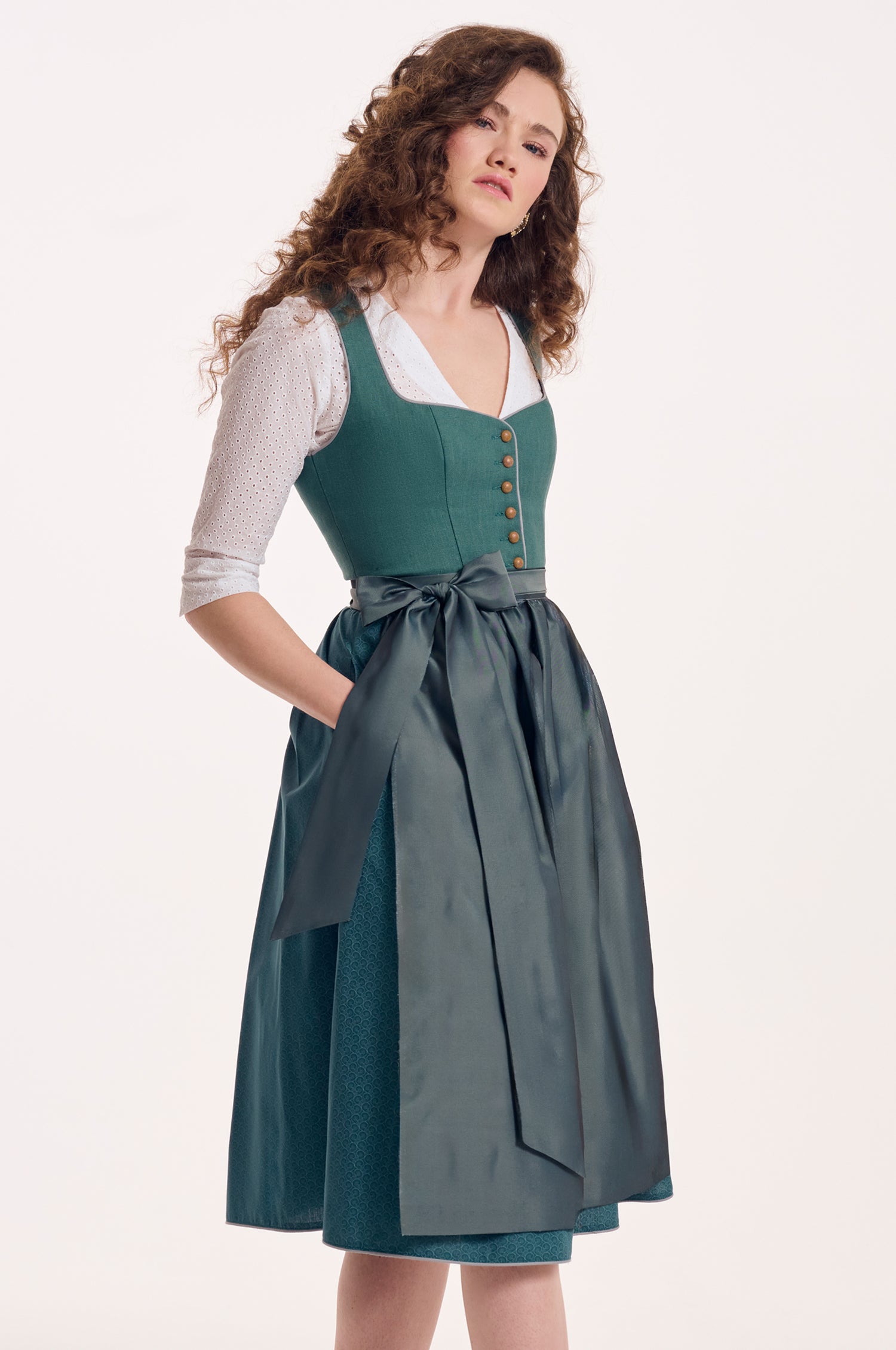 Dirndl Nora in Petrol