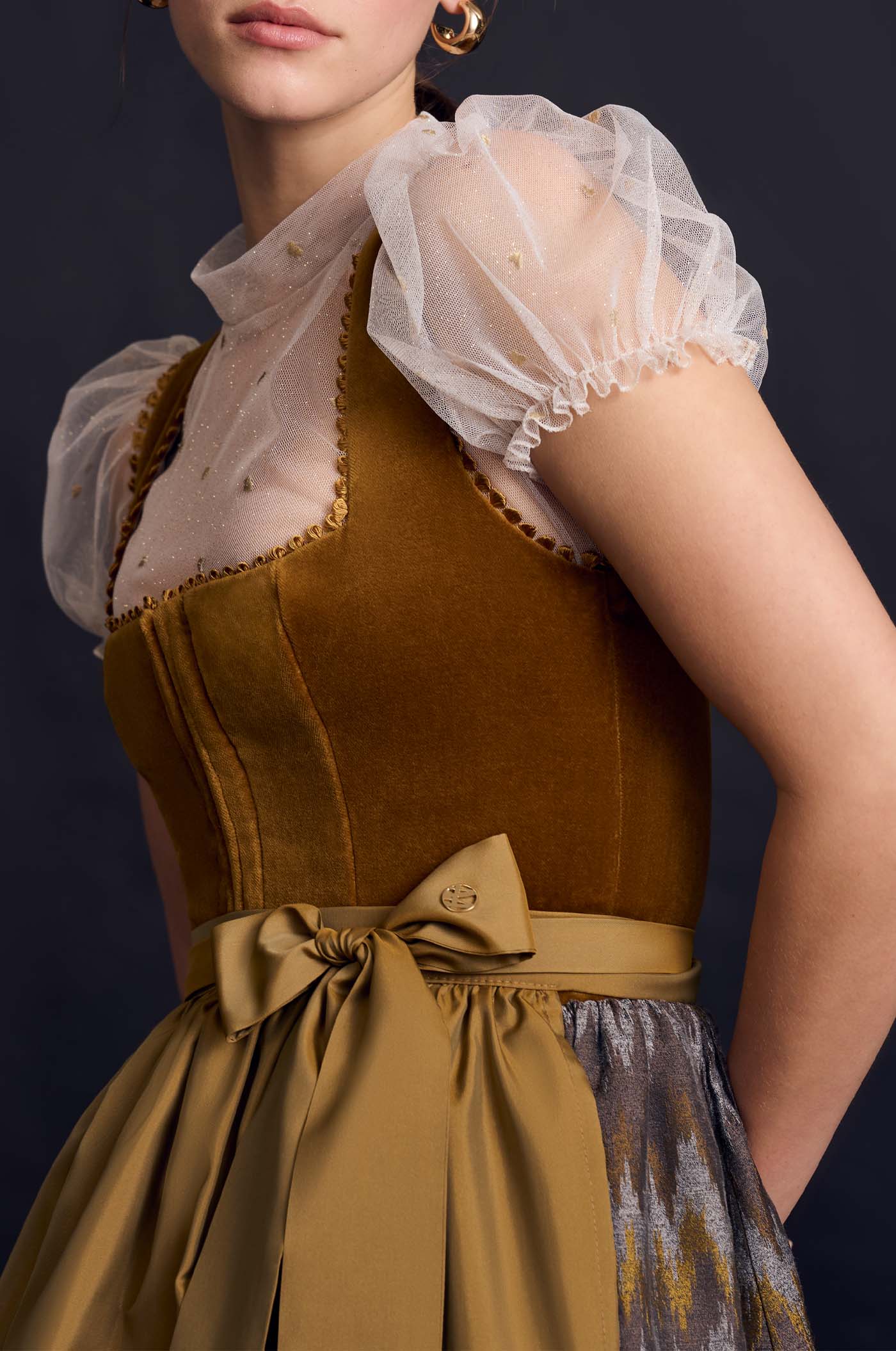Bluse Leni in Gold