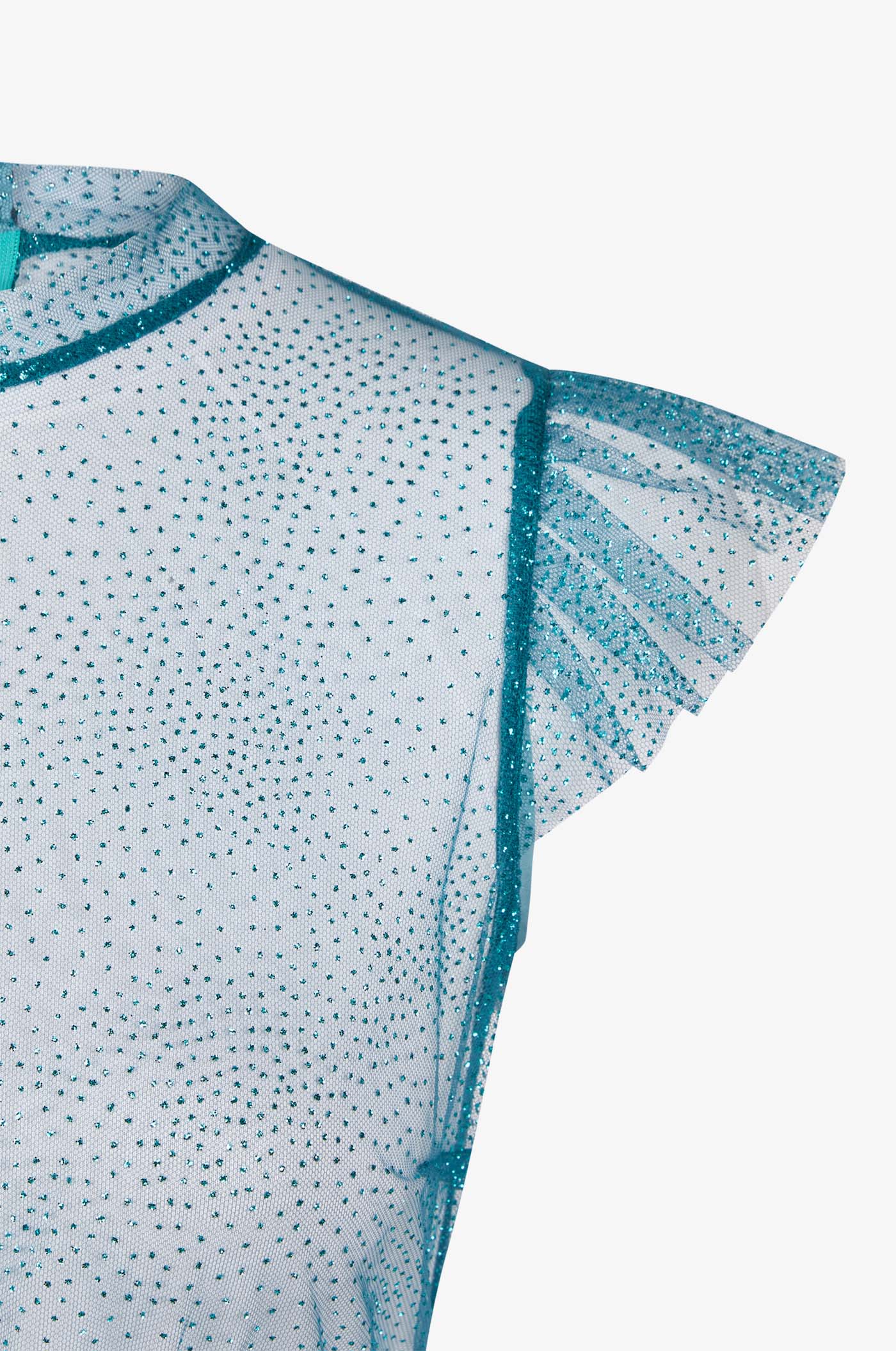 Dirndlbluse Heiki in Cyan