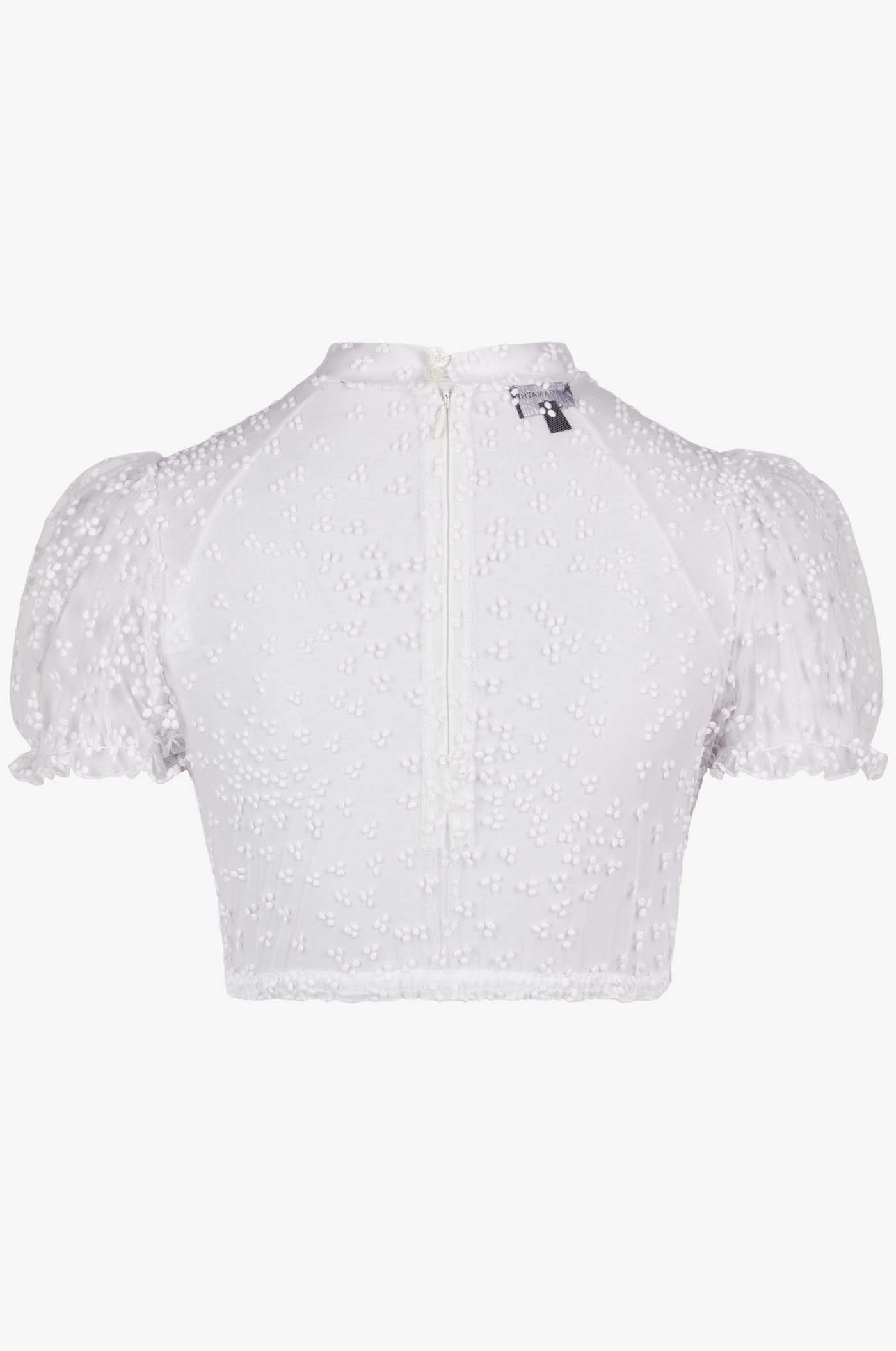 Dirndlbluse Leni in Weiß