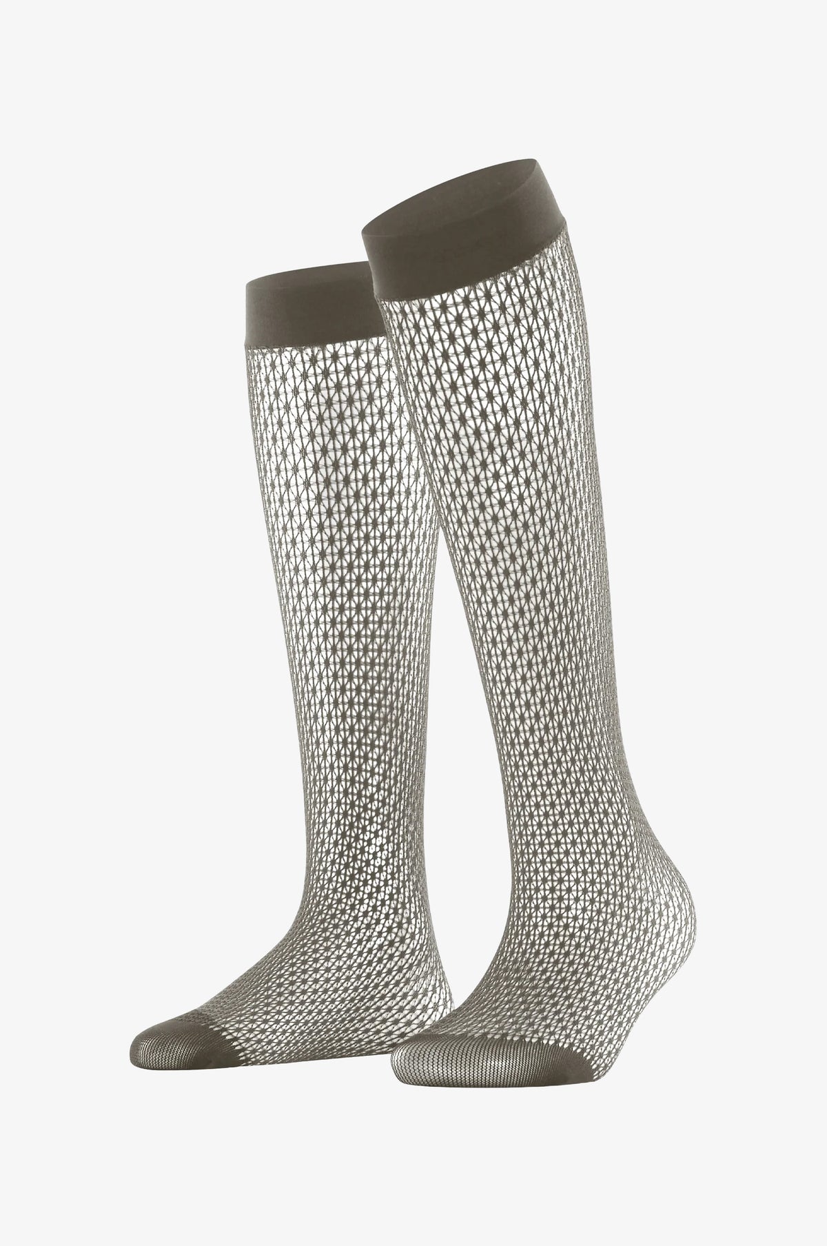 Kniestrümpfe in Taupe