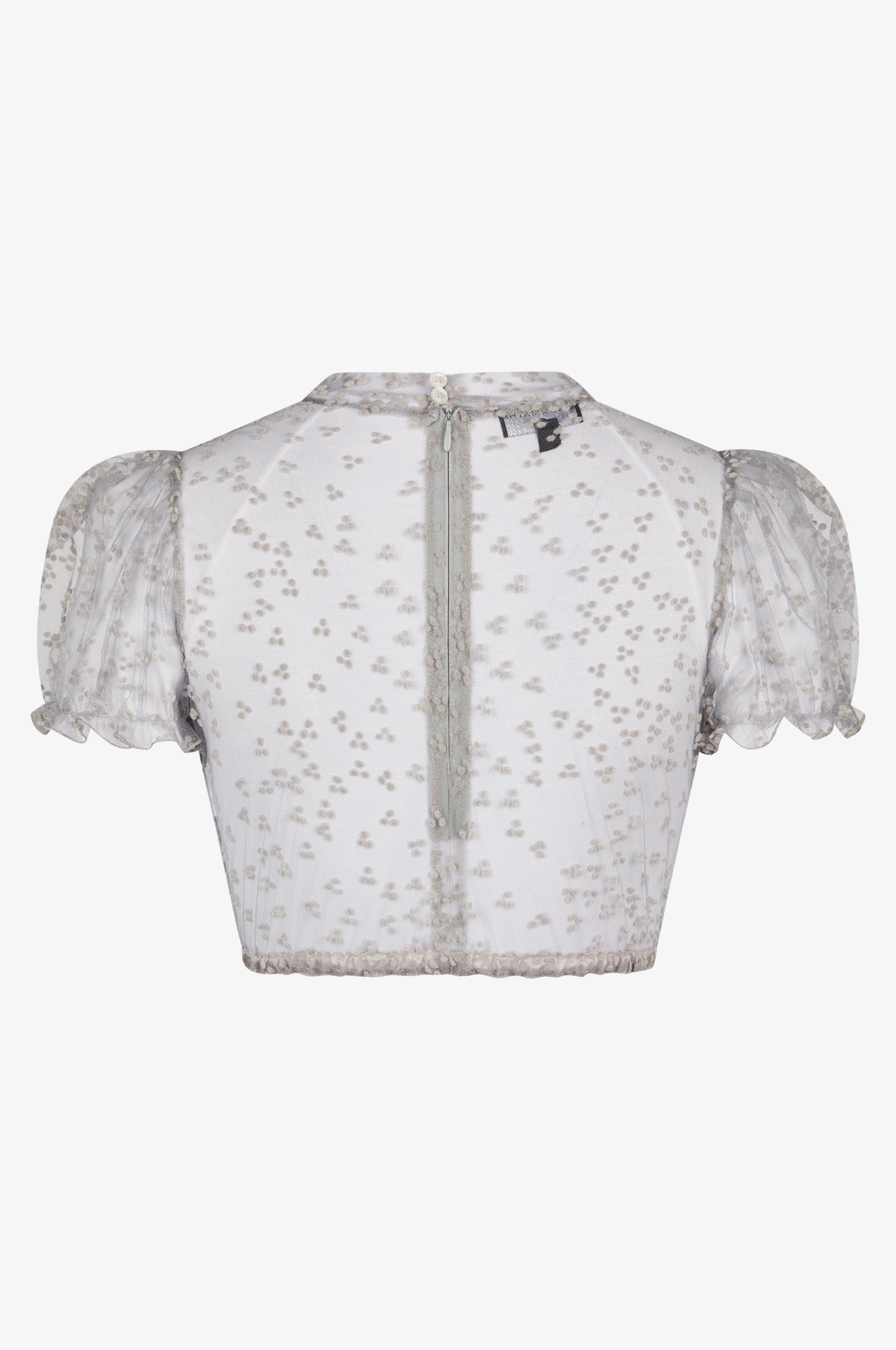 Dirndlbluse Leni in Grau