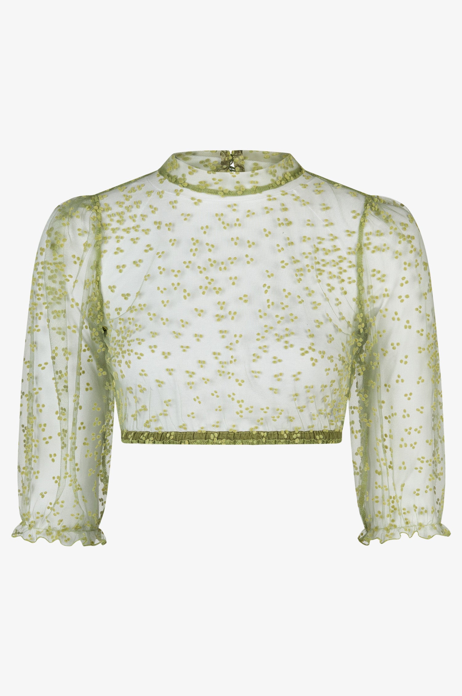 Dirndlbluse Evi in Olive