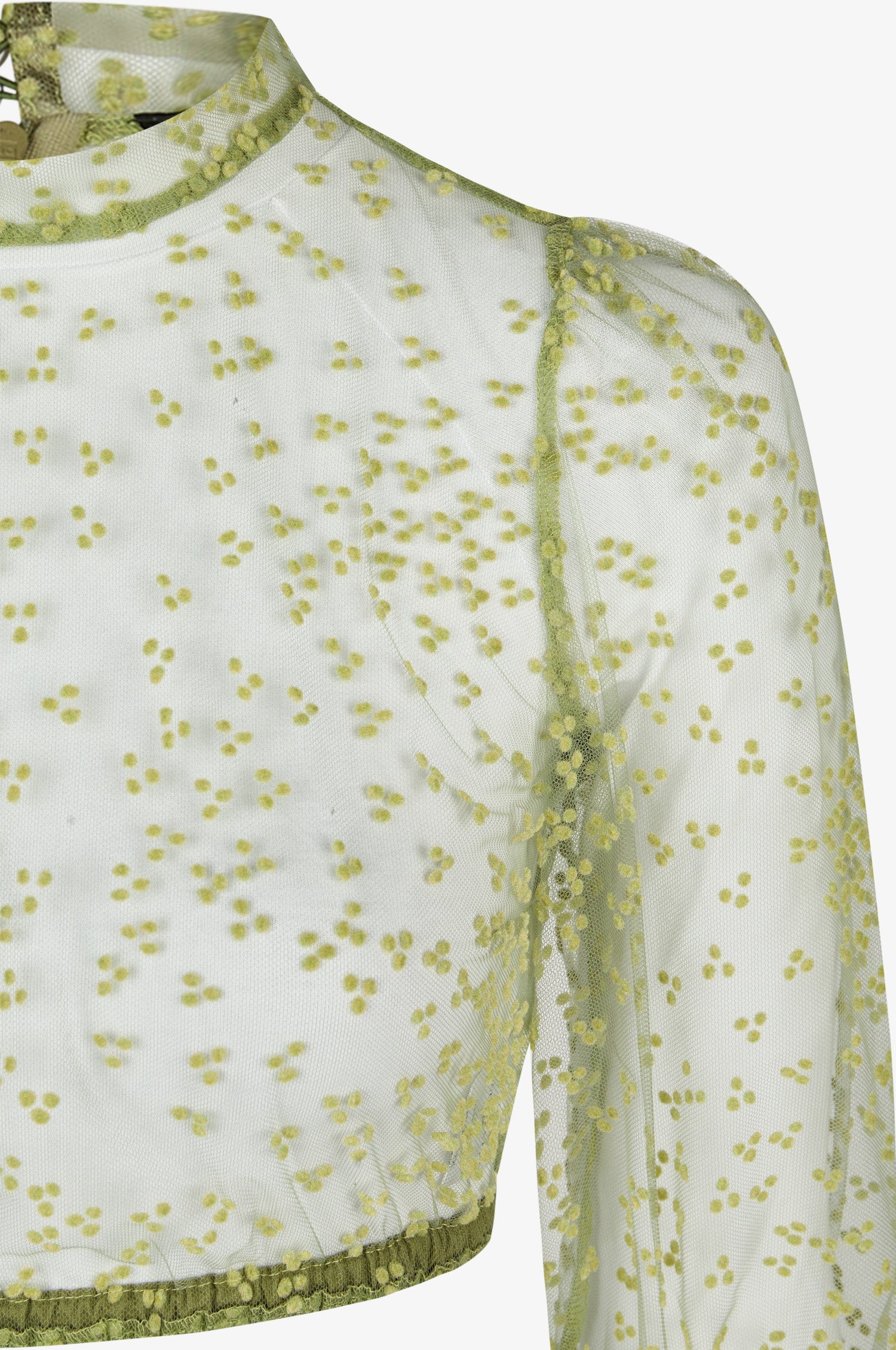 Dirndlbluse Evi in Olive