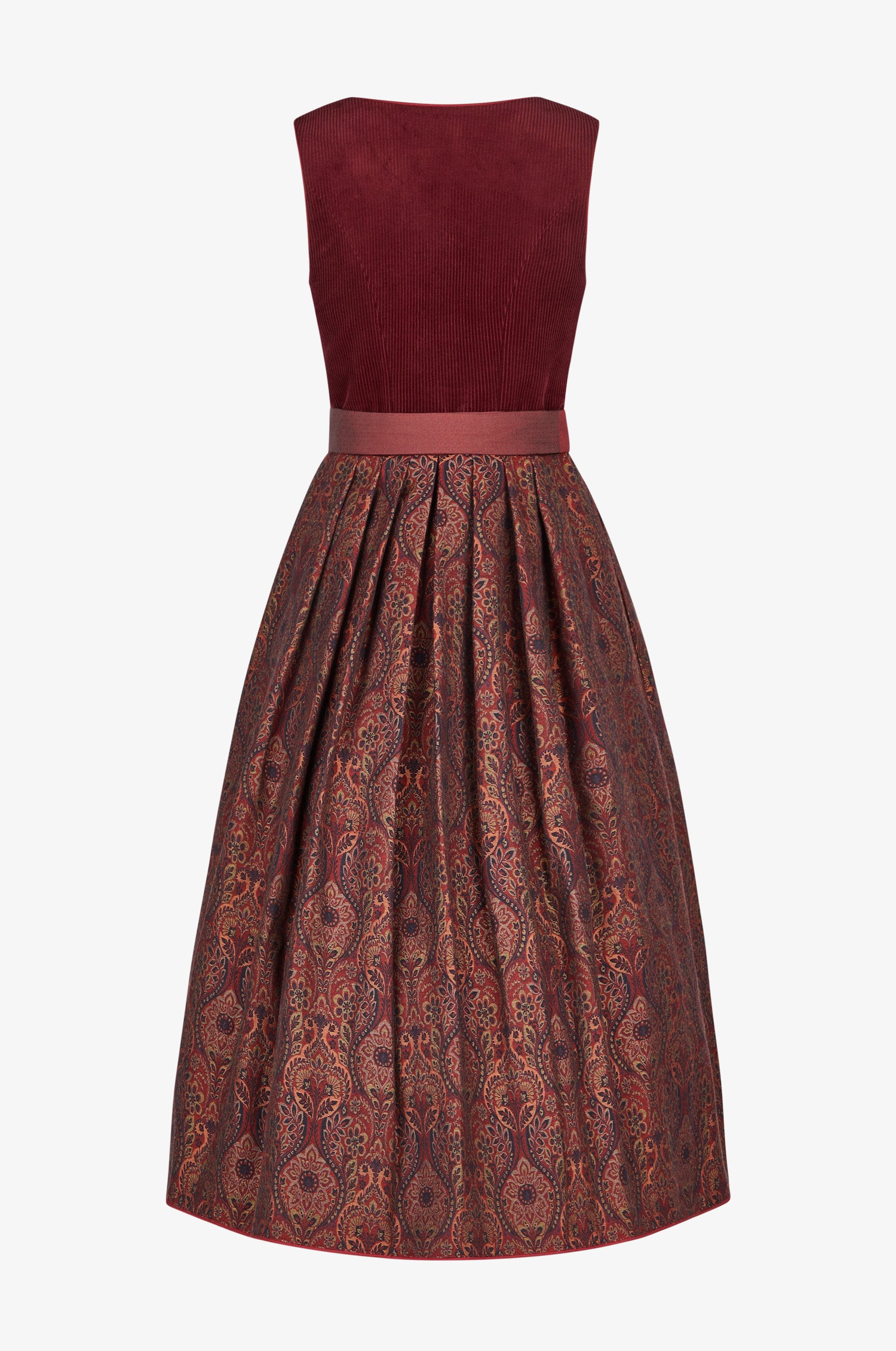 Dirndl Neda in Weinrot