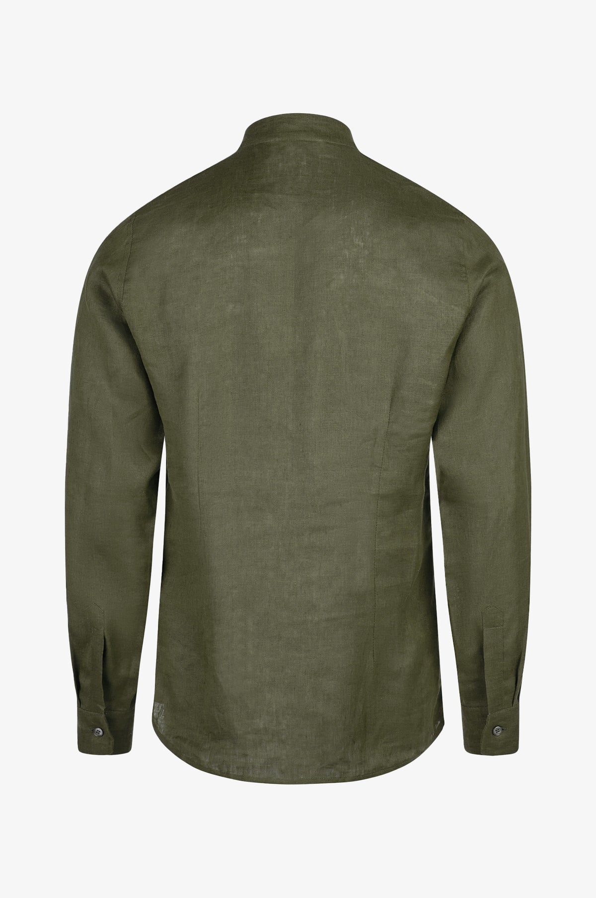 Leinenhemd Leo in Olive