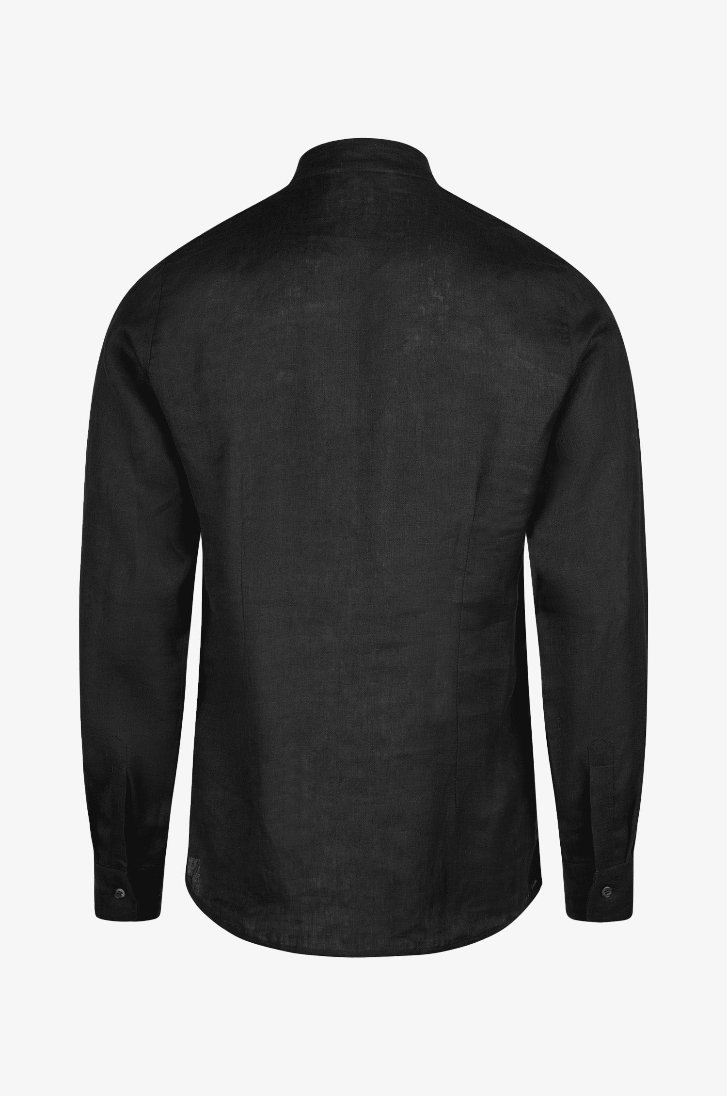 Leinenhemd Leo in Schwarz