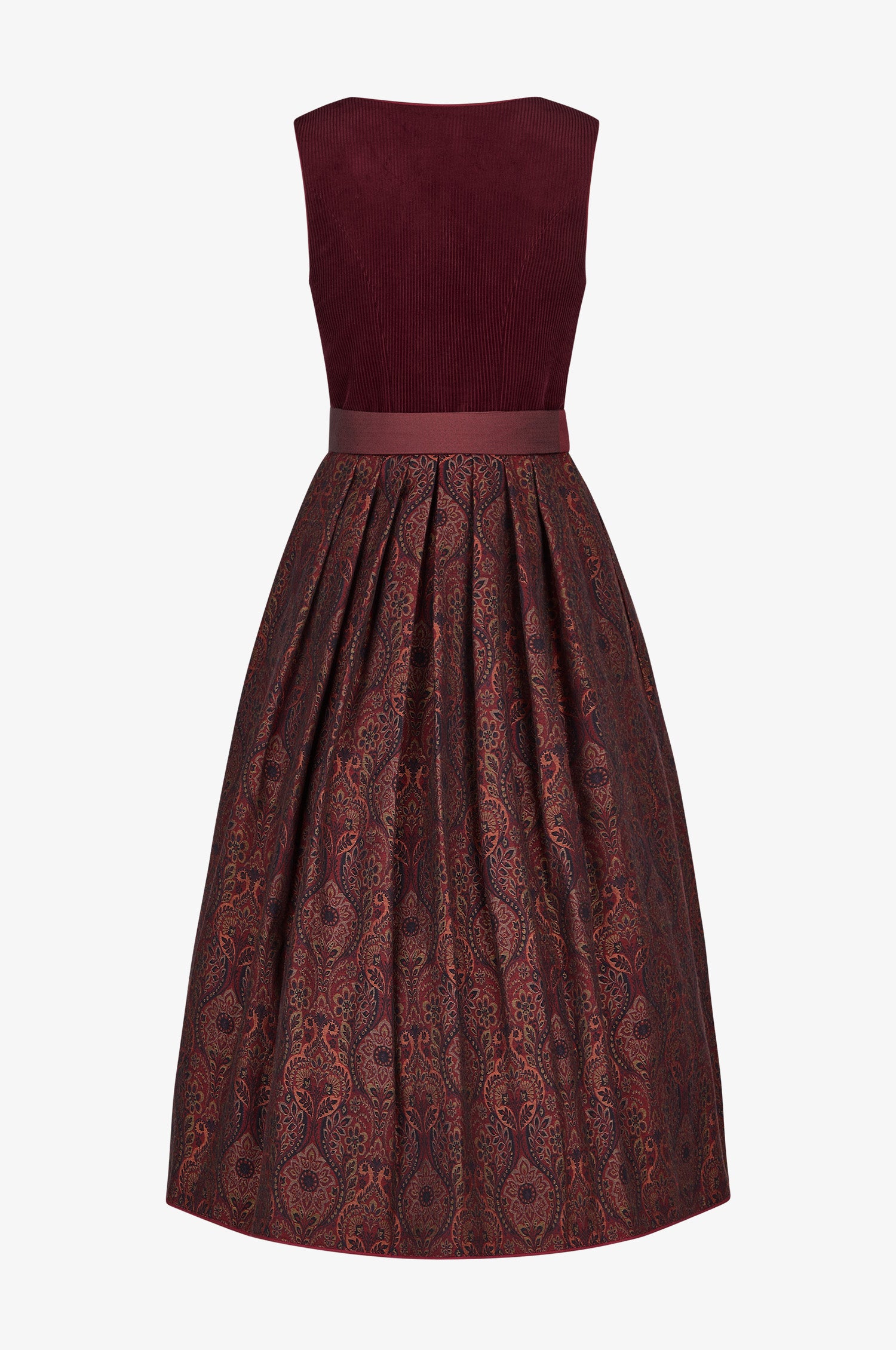 Dirndl Neda in Weinrot