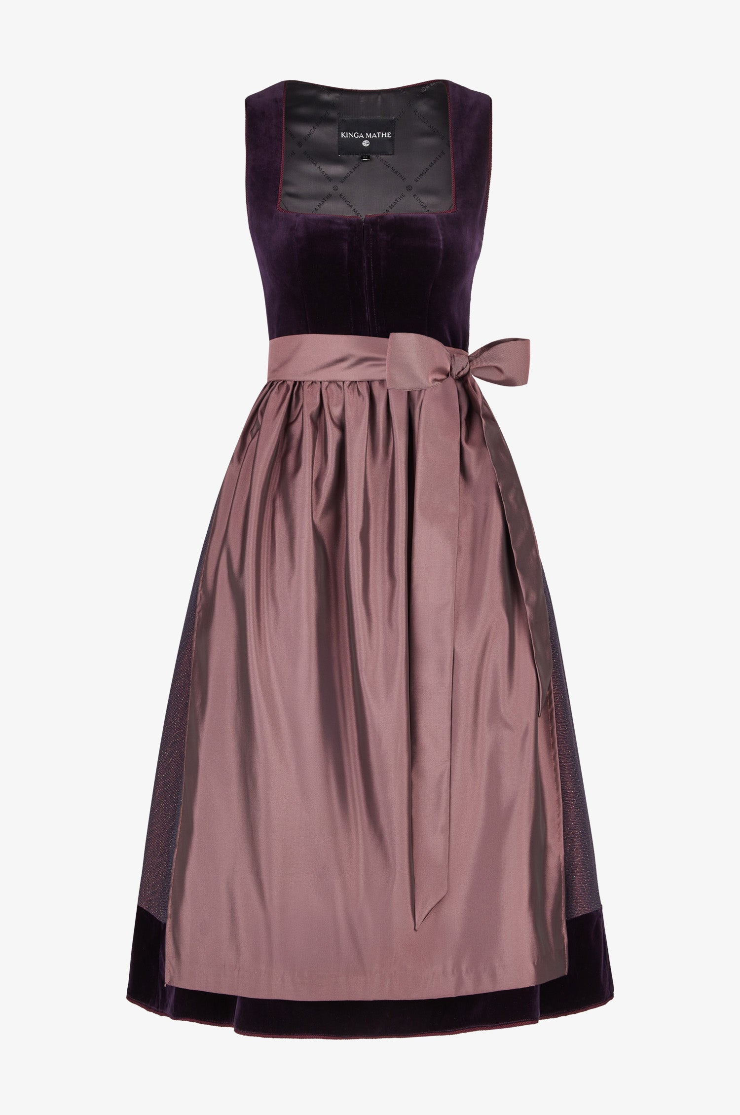 Dirndl Tuzla in Aubergine
