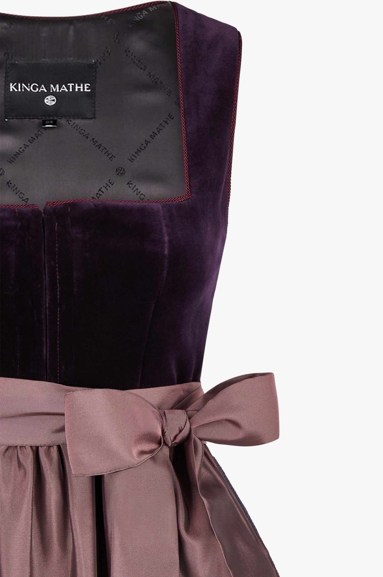 Dirndl Tuzla in Aubergine