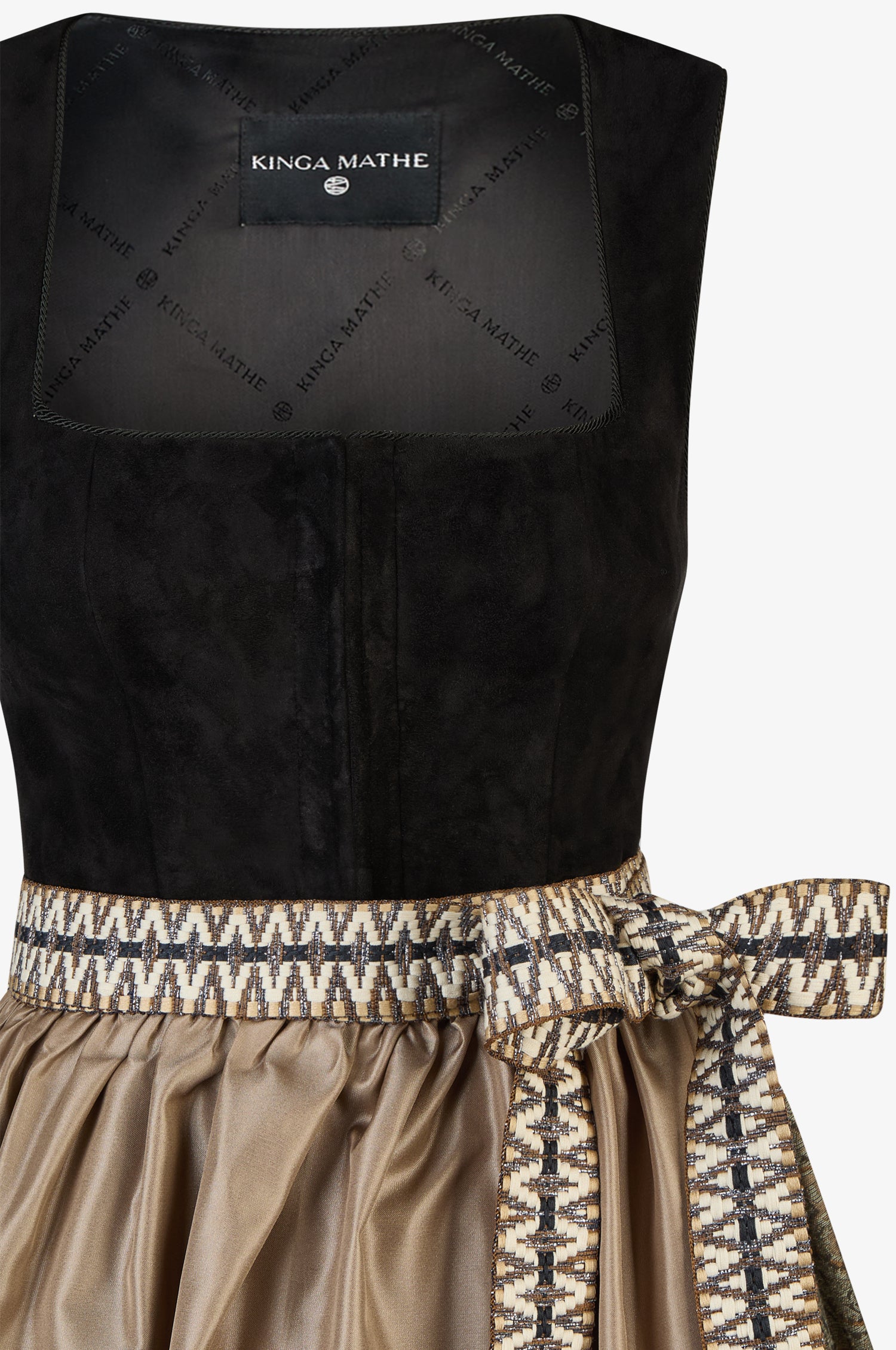Lederdirndl Maliano in Schwarz
