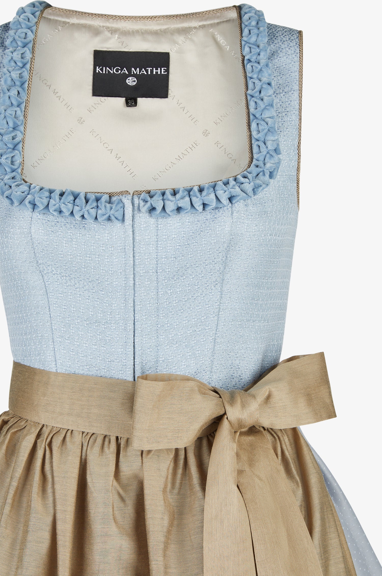 Dirndl Salerno in Eisblau