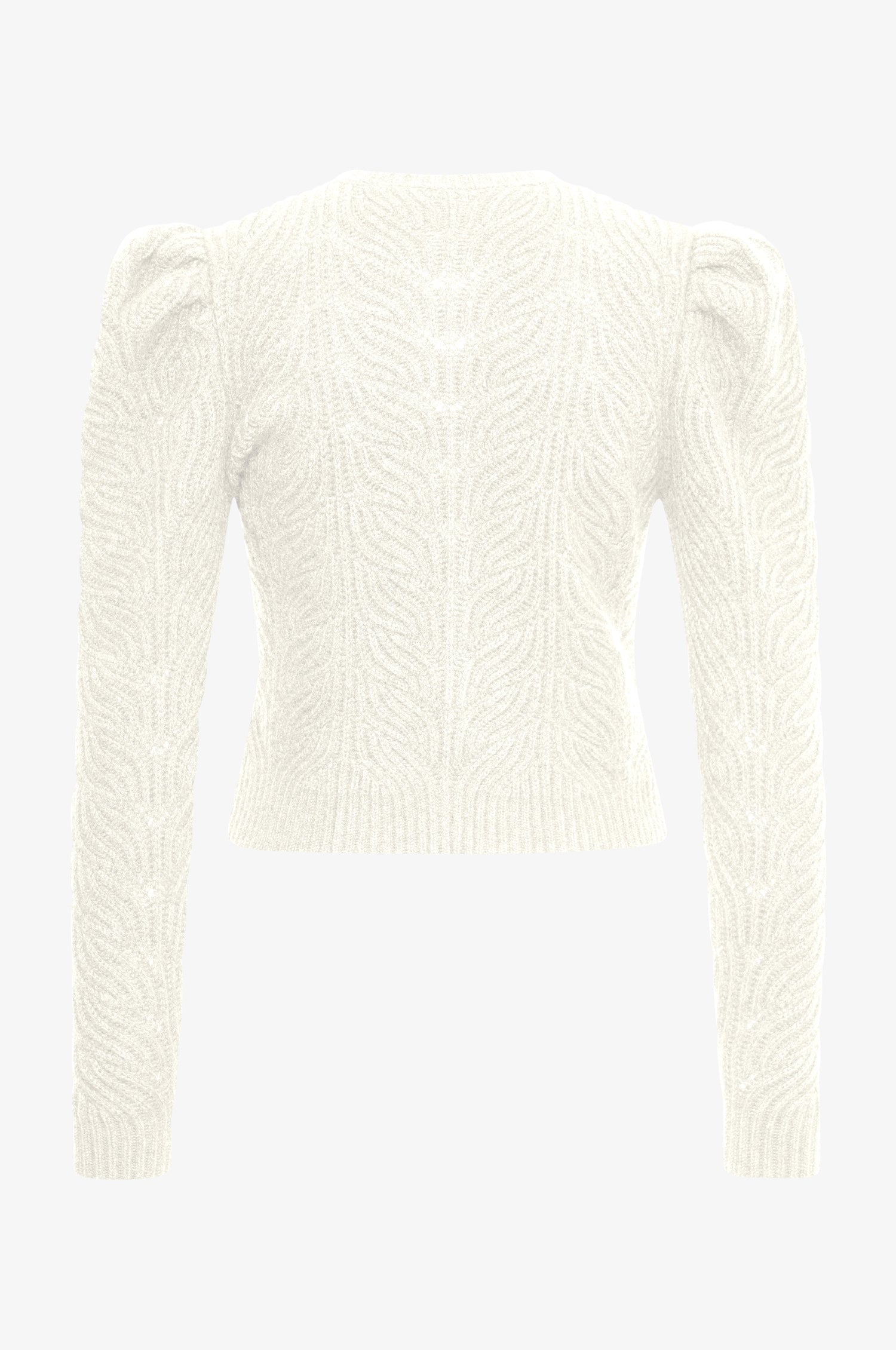 Cashmere Strickjacke Marie in Weiß