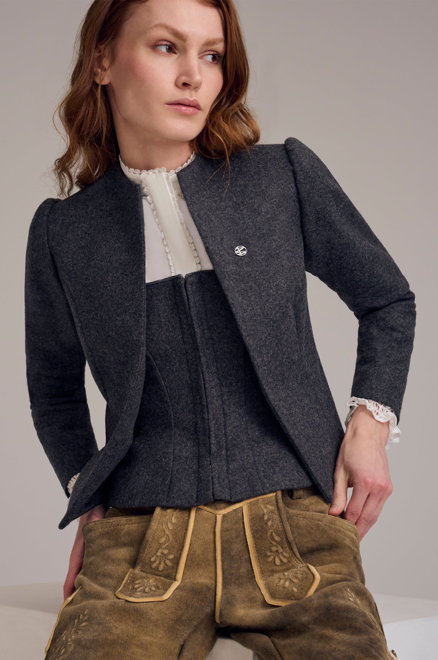 Jacke Vanessa in Anthrazit