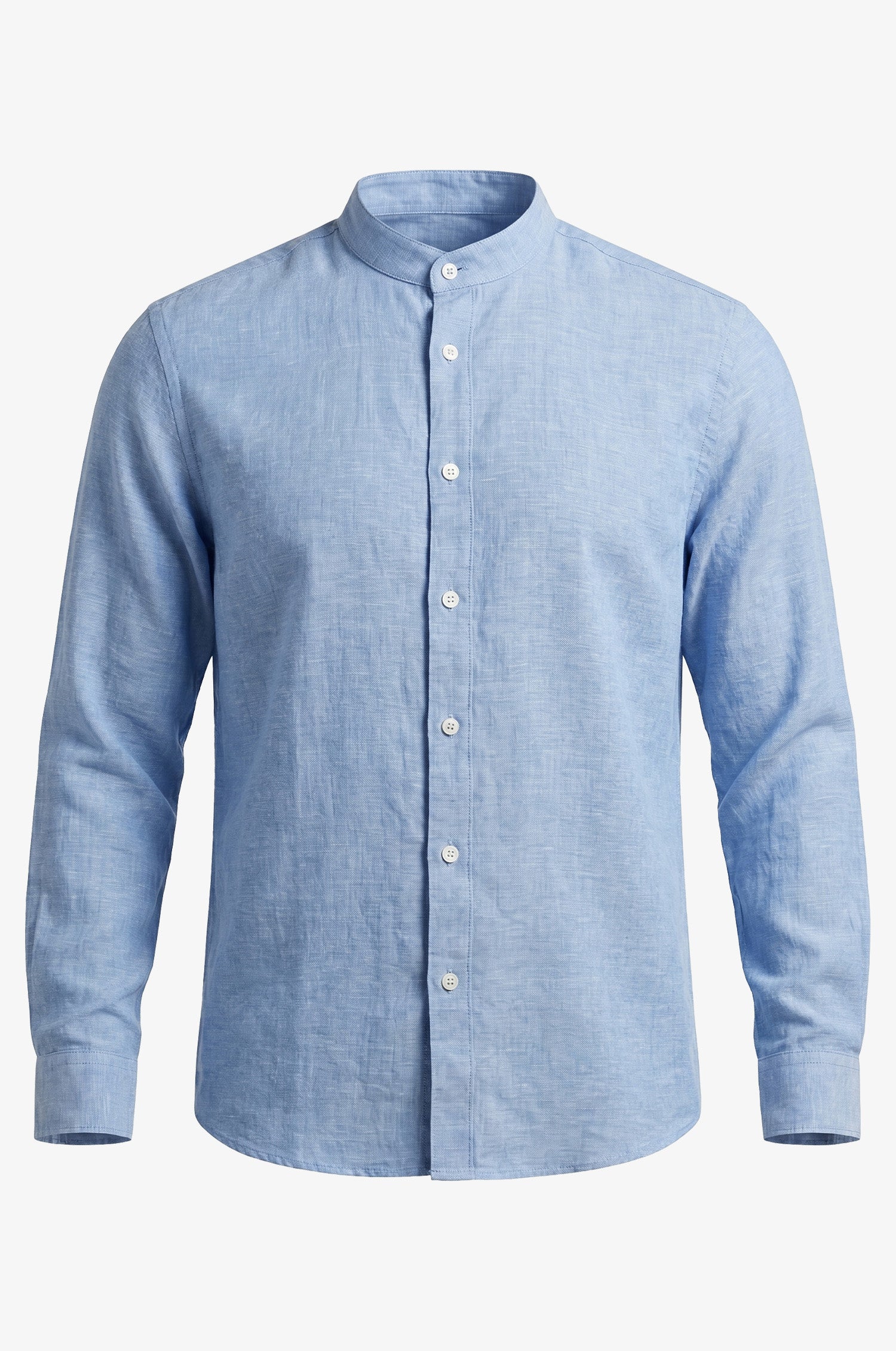 Leinenhemd Leo in Hellblau