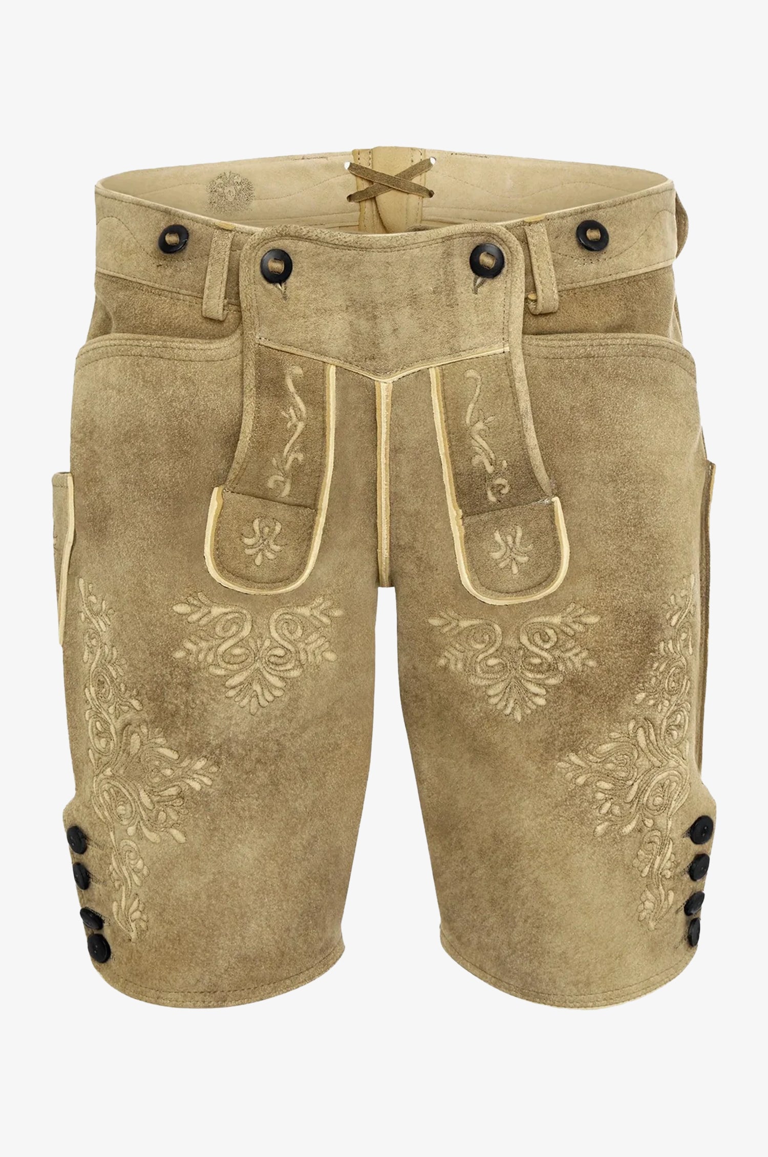 Hirsch Lederhose Leopold in Granit