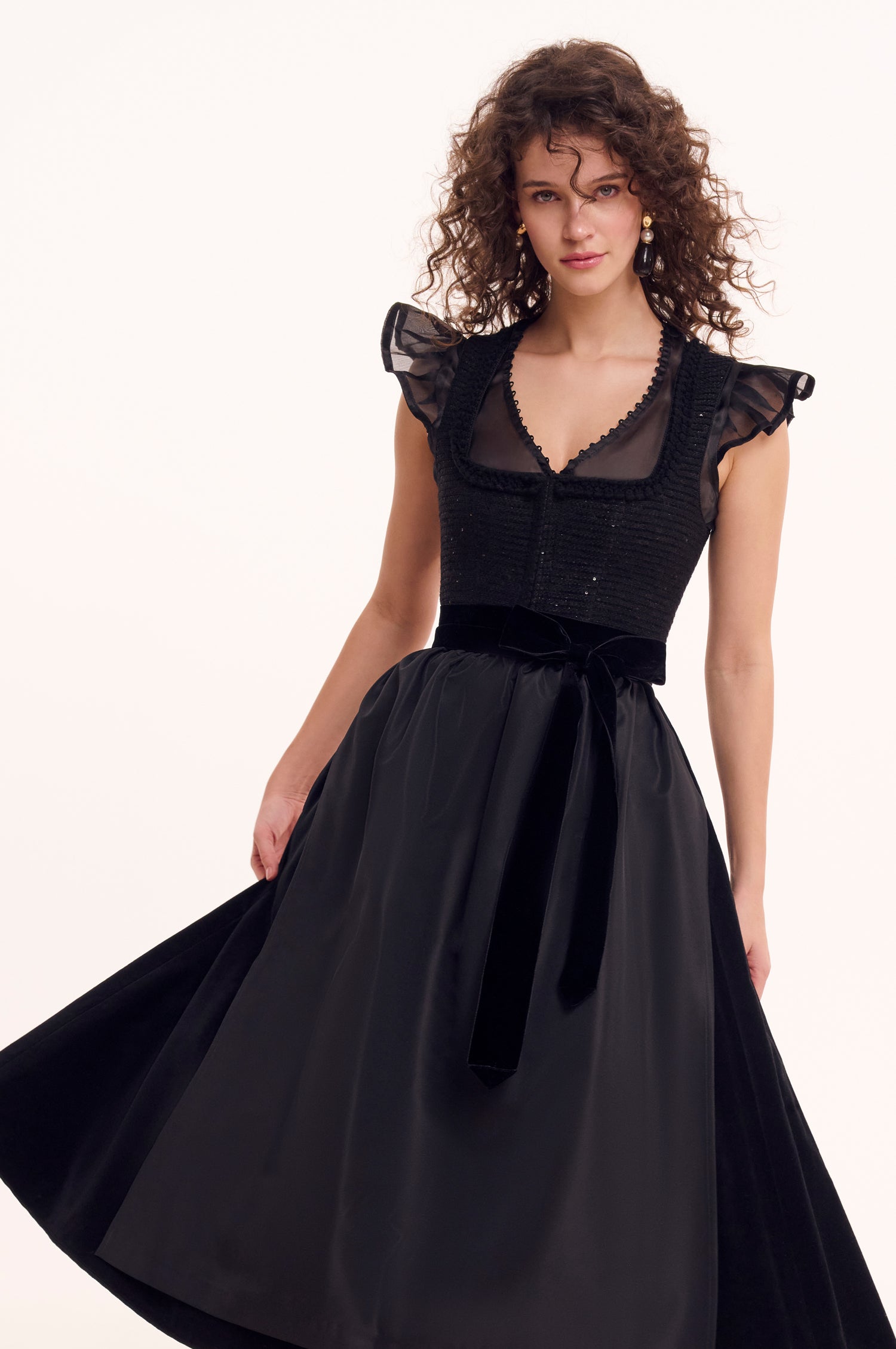 Dirndl Sorrento in Schwarz