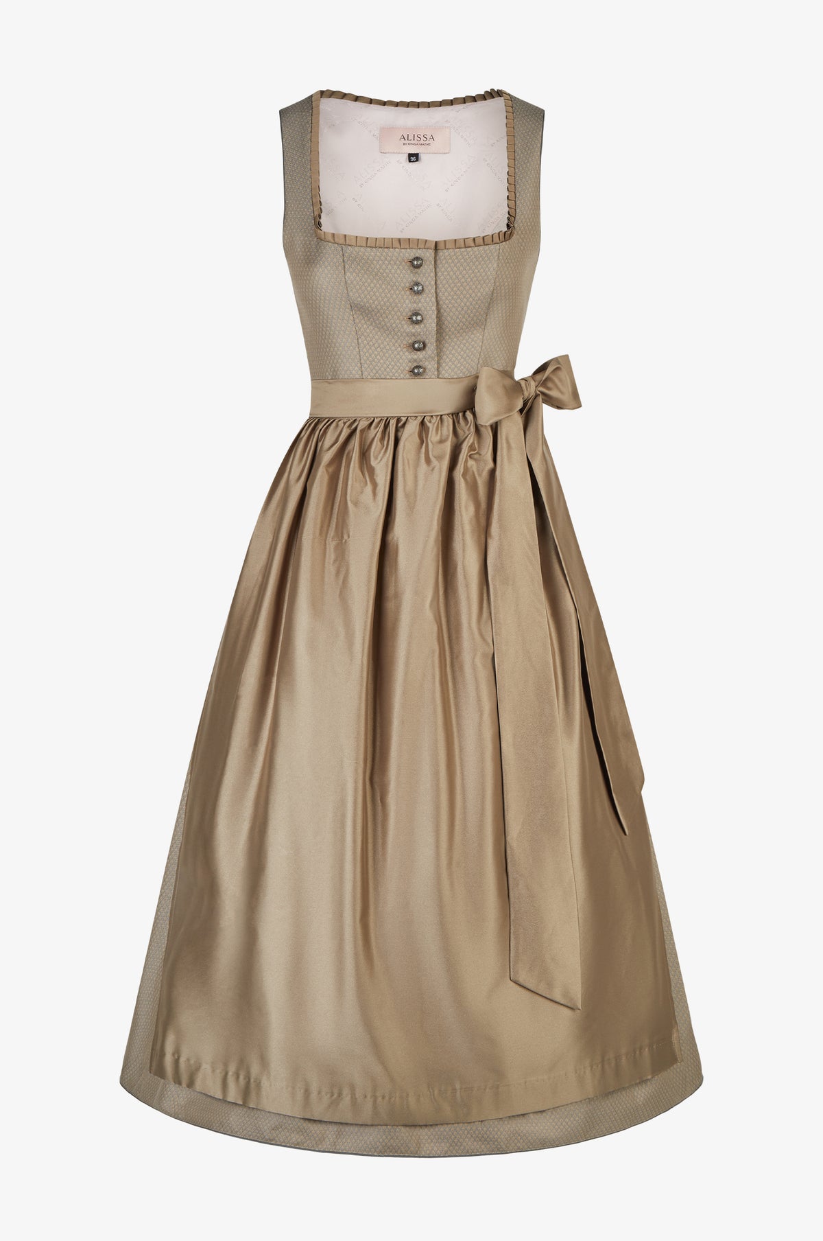 Dirndl Iva in Taupe