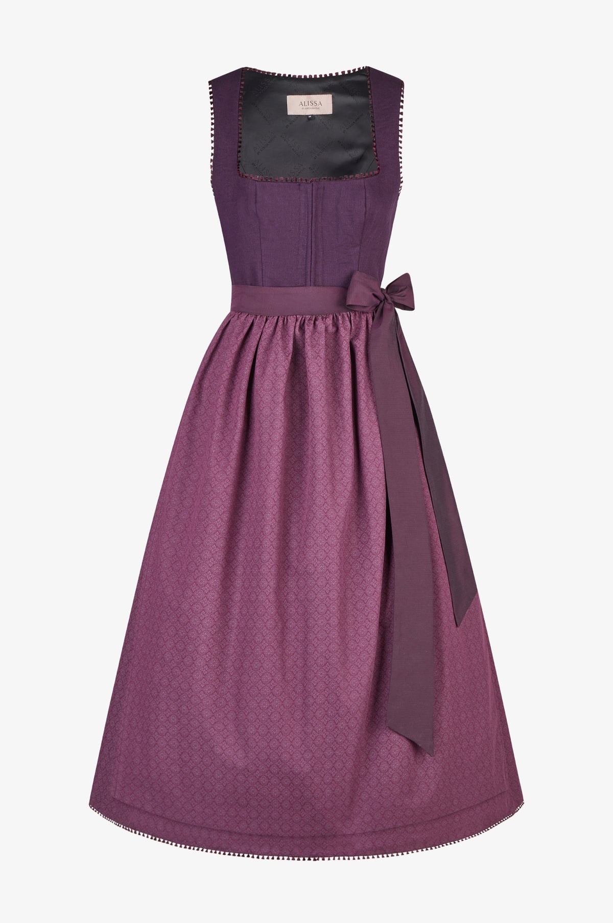 Dirndl Alea in Aubergine