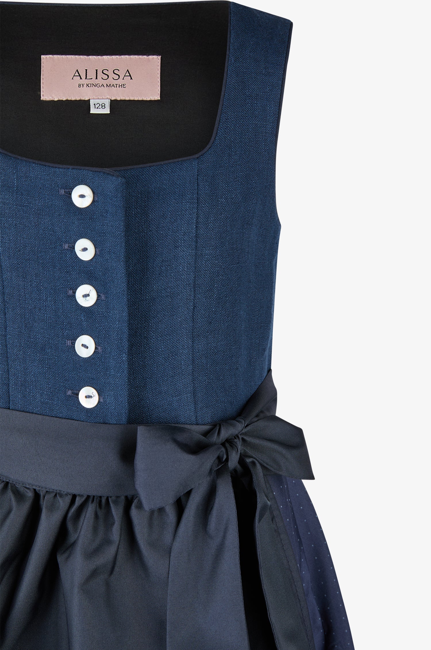 Kinderdirndl Ida in Nachtblau