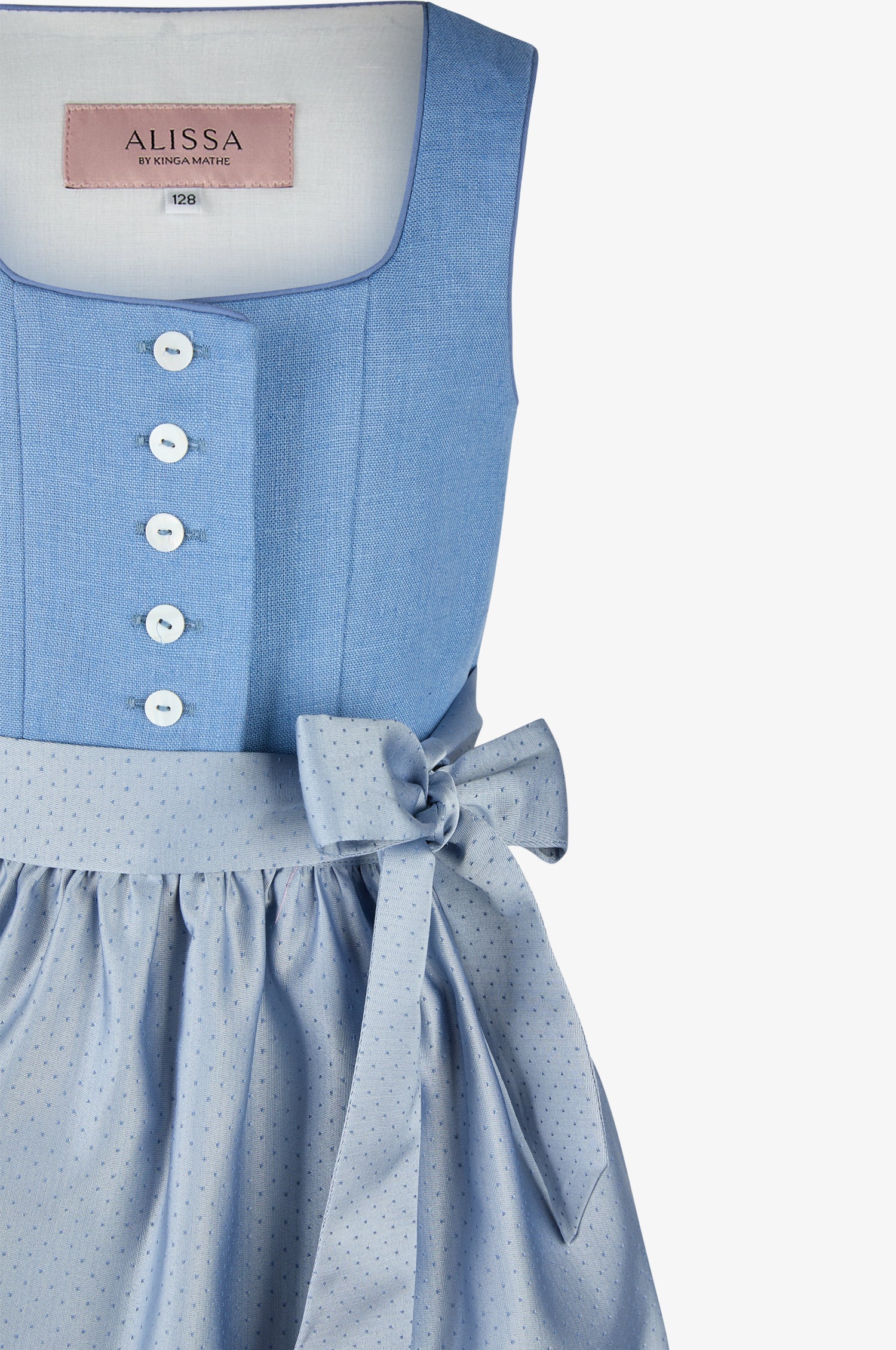 Kinderdirndl Lia in Blau