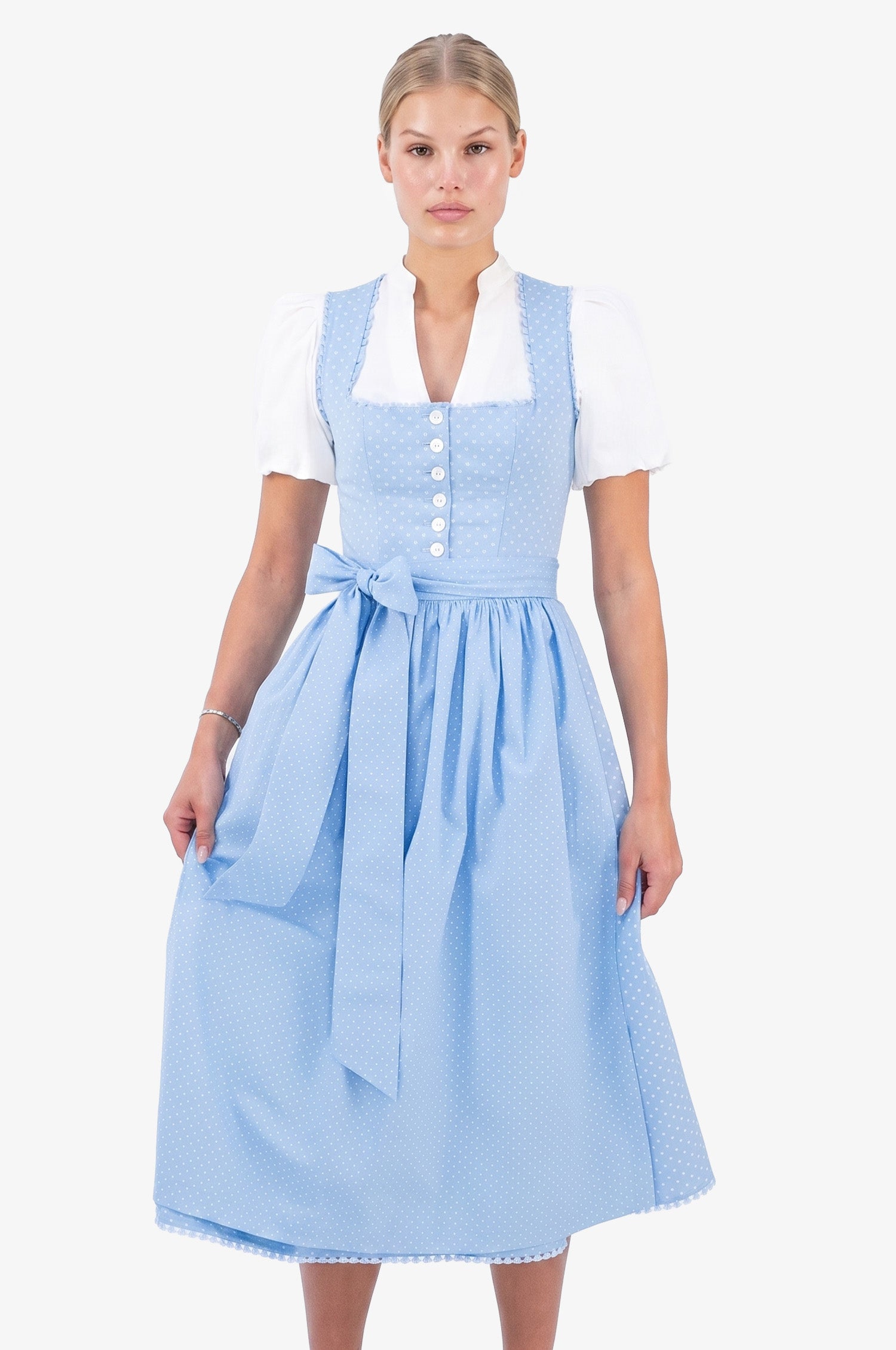 Dirndl Therese in Hellblau