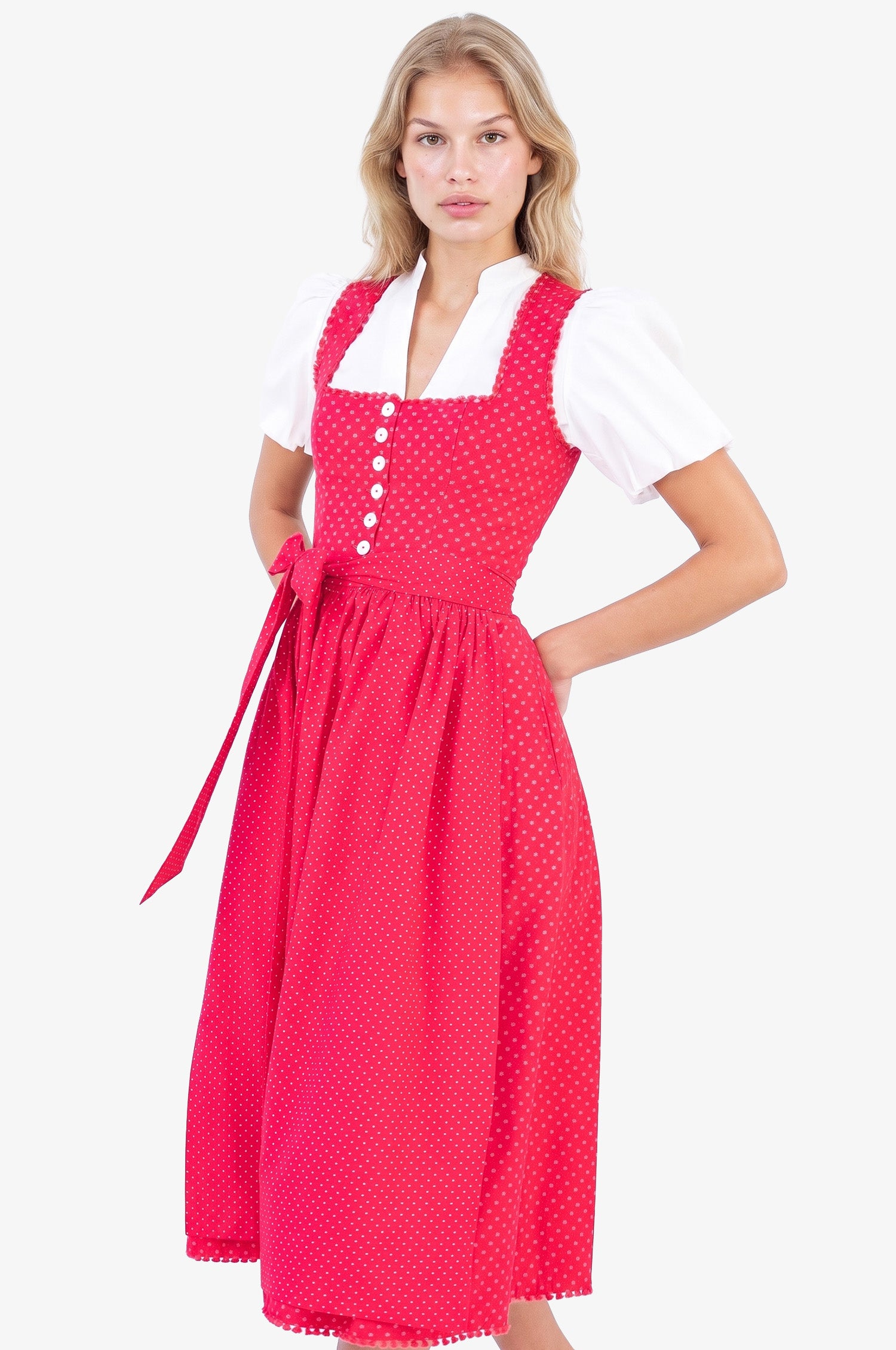 Dirndl Therese in Rot