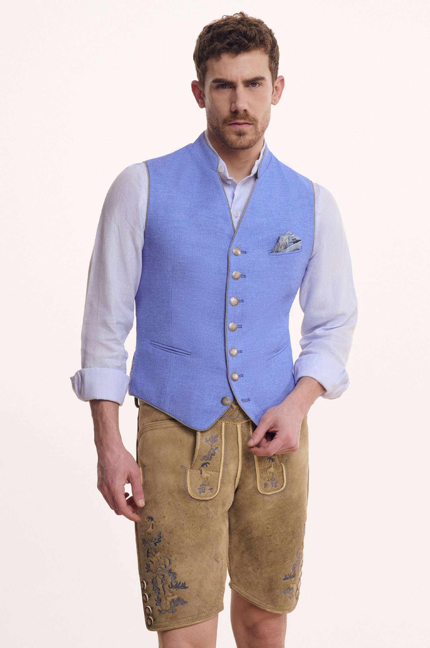 Weste Henry in Hellblau