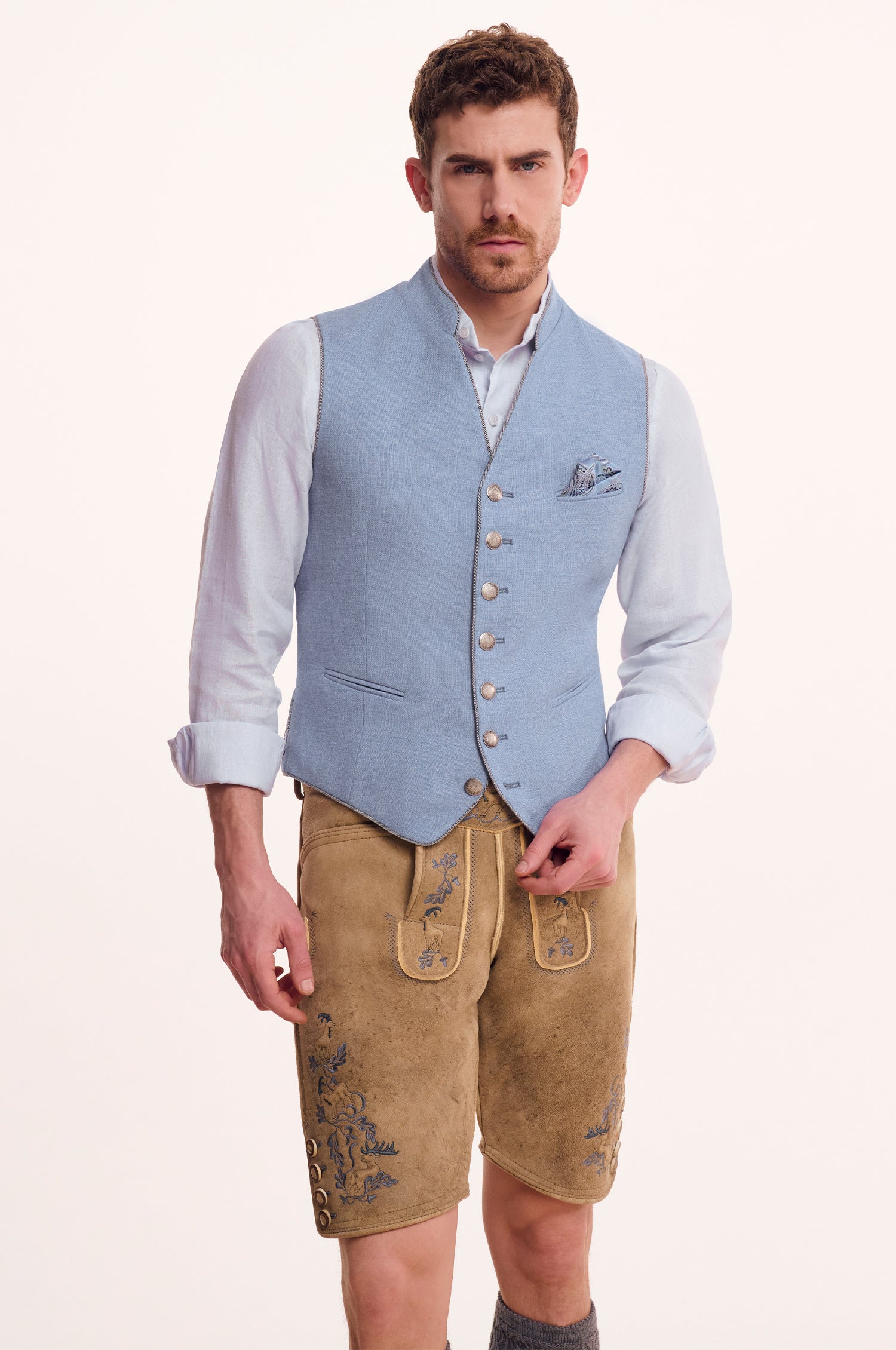 Weste Henry in Hellblau