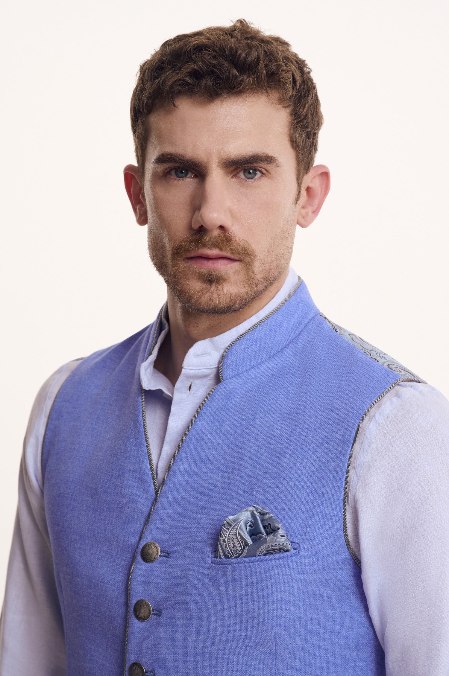 Weste Henry in Hellblau