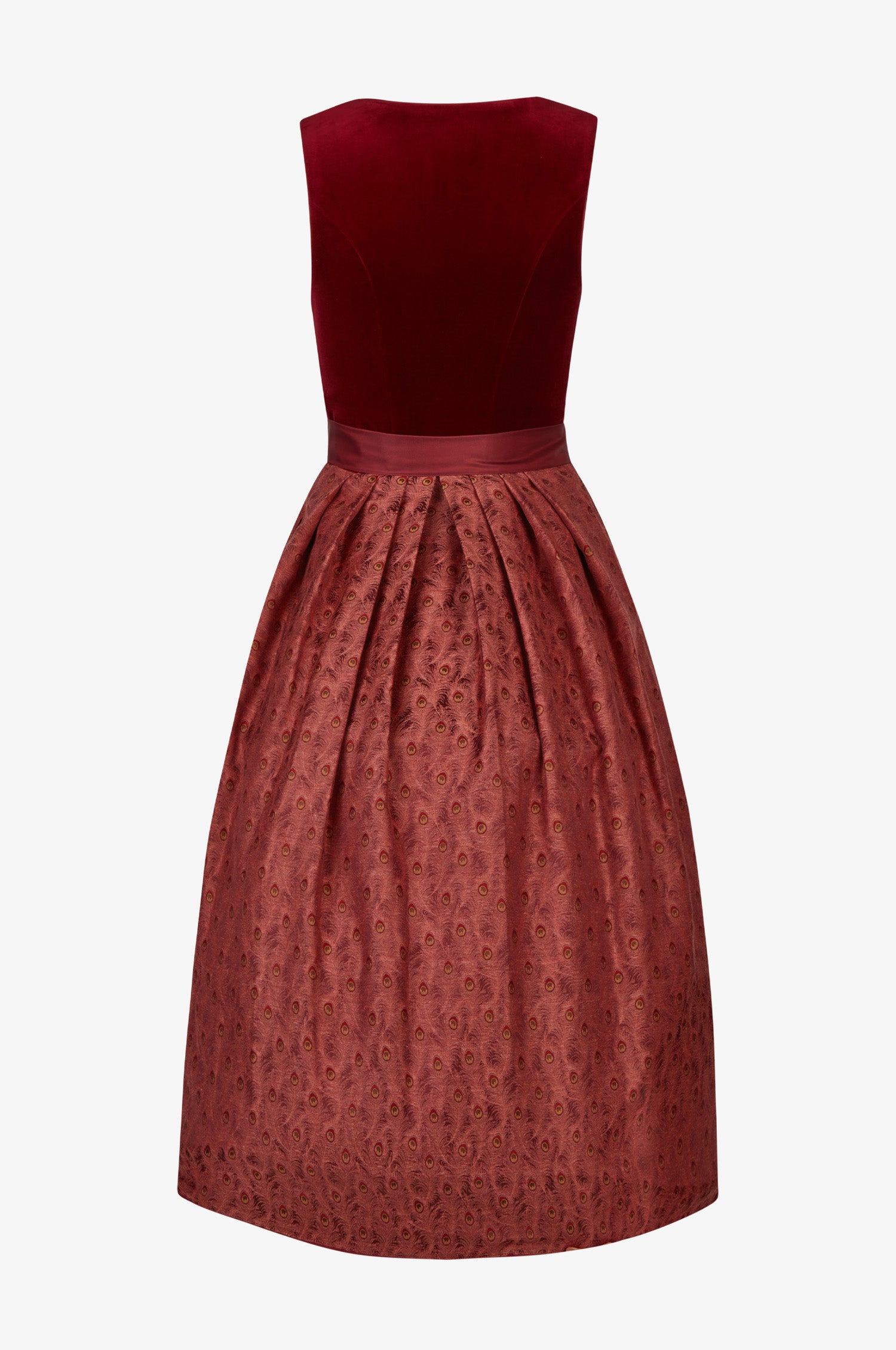 Samtdirndl Alessandra in Burgundy