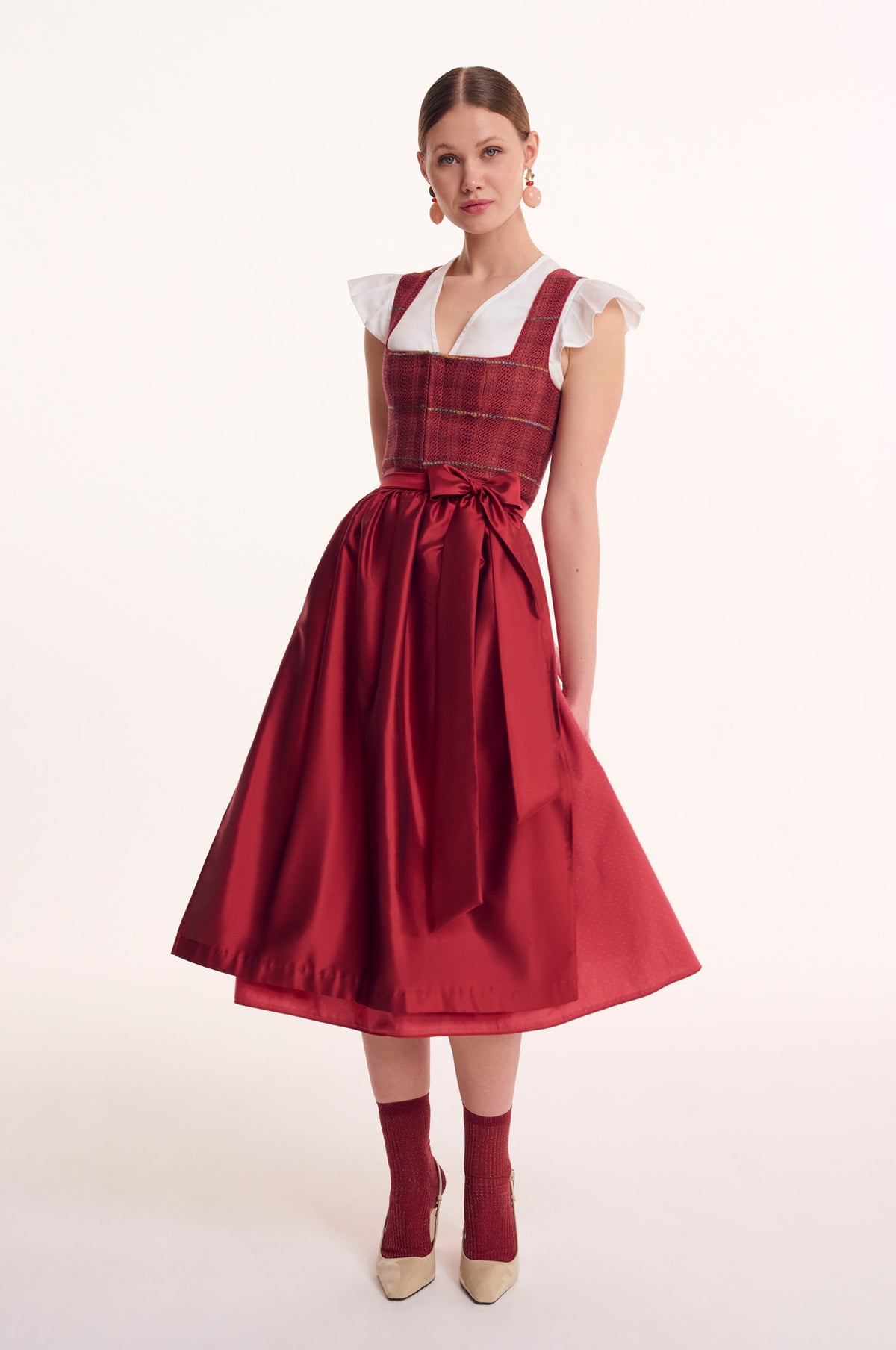 Dirndl Lara in Rot