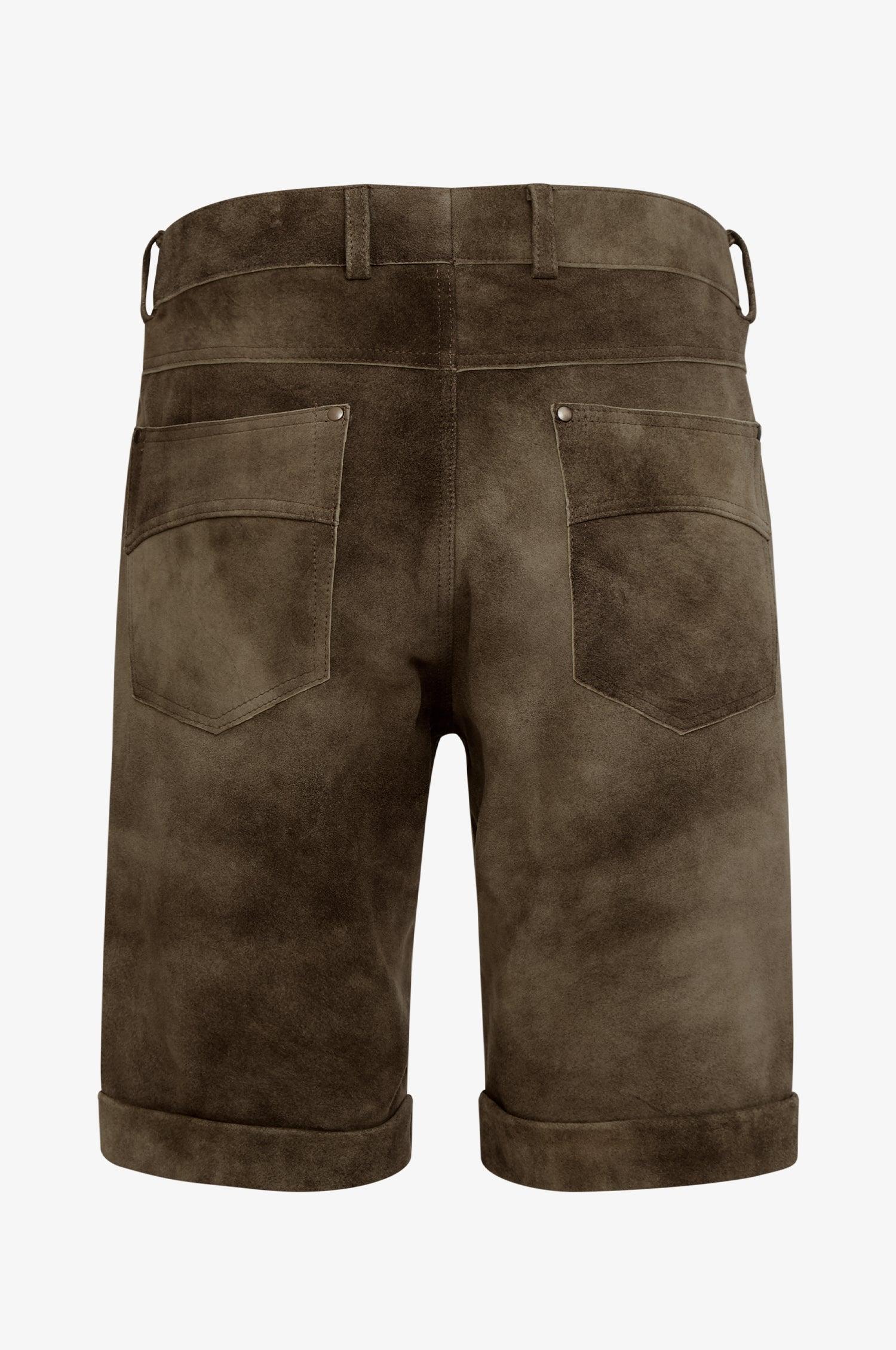 Ziegen Lederhose Filip in Ahorn - TRACHT À PORTER