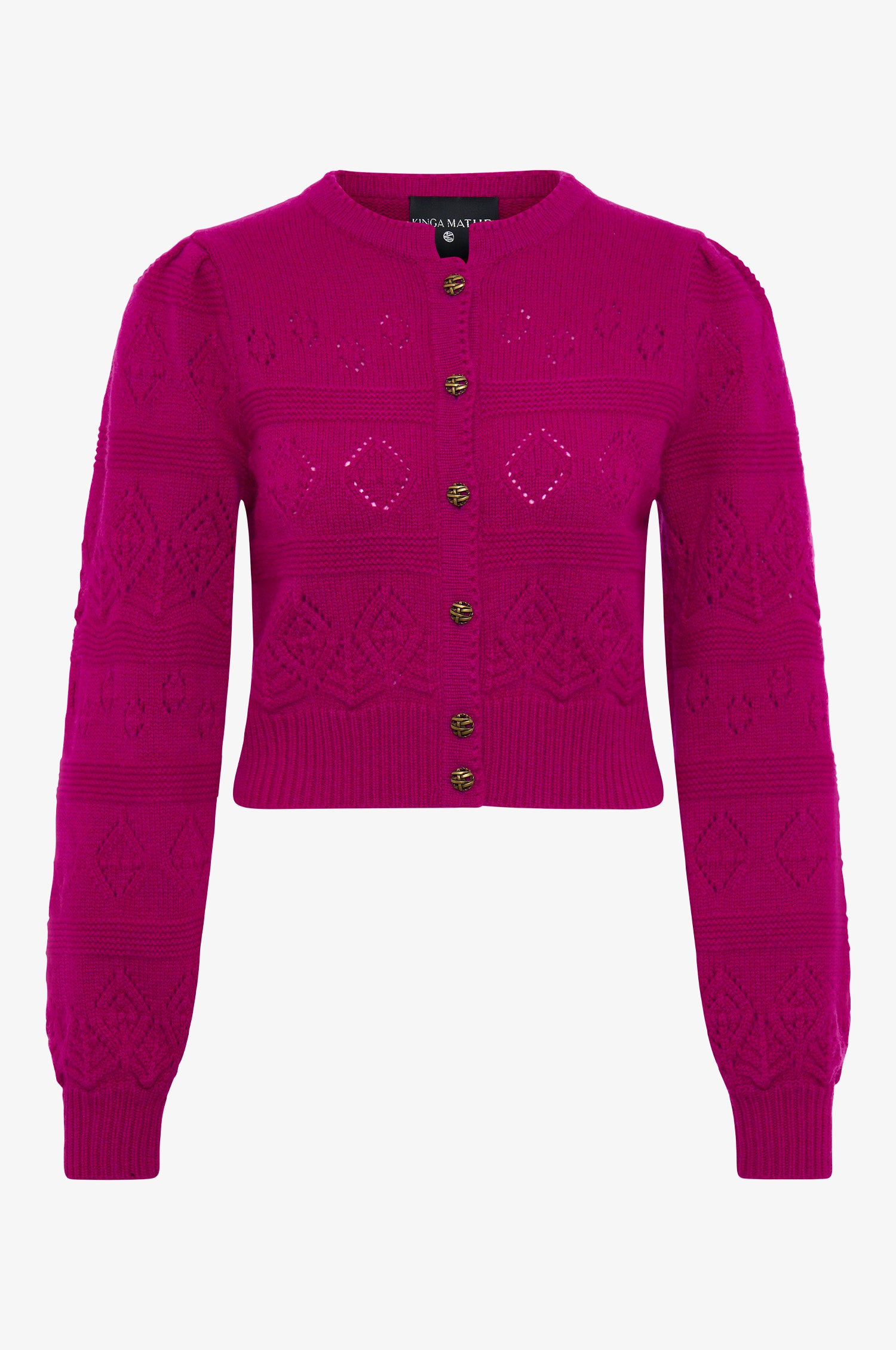 Cashmere Strickjacke Dakota in Pink