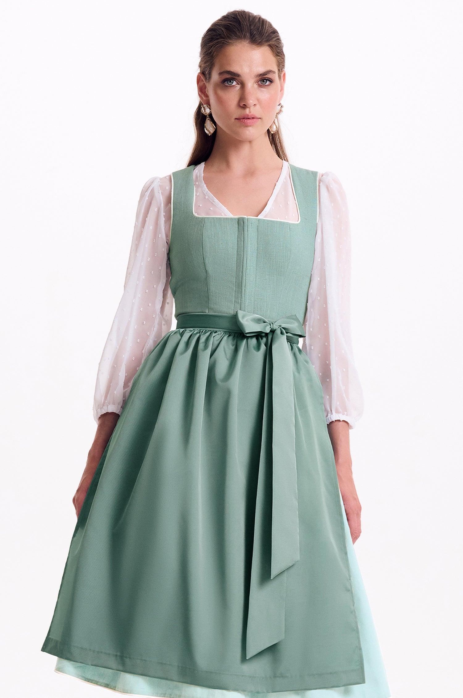 Dirndl Adri in Aqua - TRACHT À PORTER