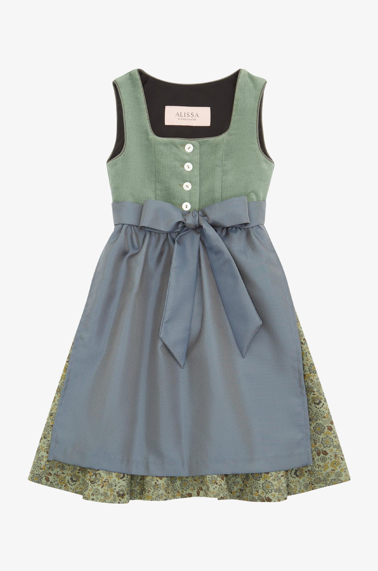 Kinderdirndl Edita in Mint - TRACHT À PORTER