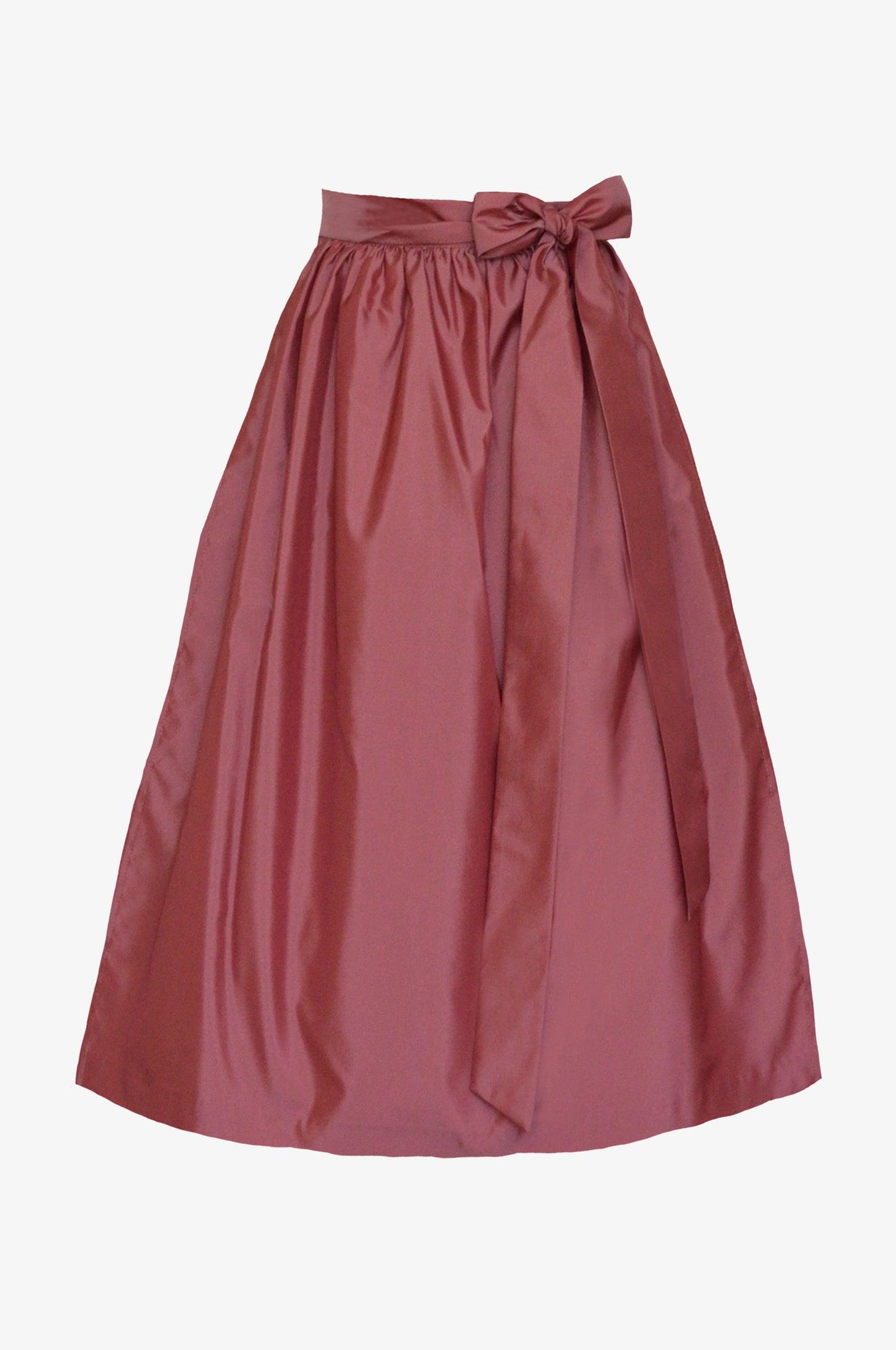 Glanz-Schürze in Rosenholz ONE SIZE - TRACHT À PORTER