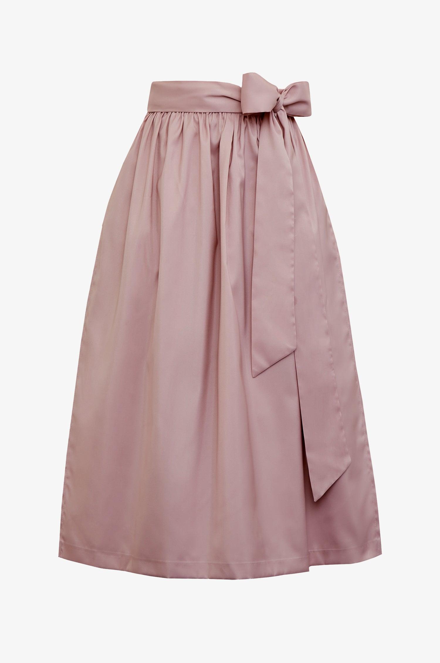 Glanzschürze in Altrose - TRACHT À PORTER