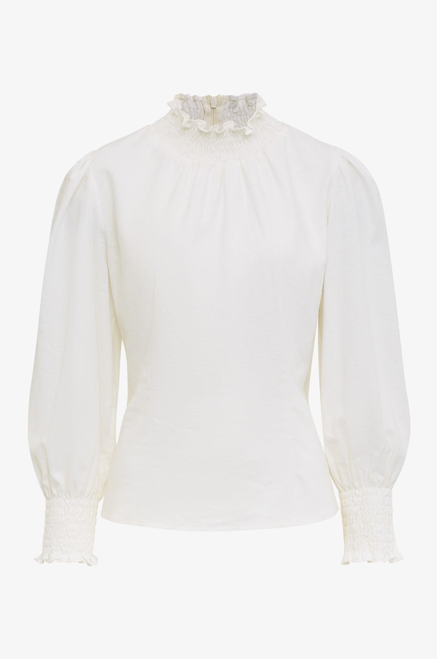 Bluse Aurelia in Ivory